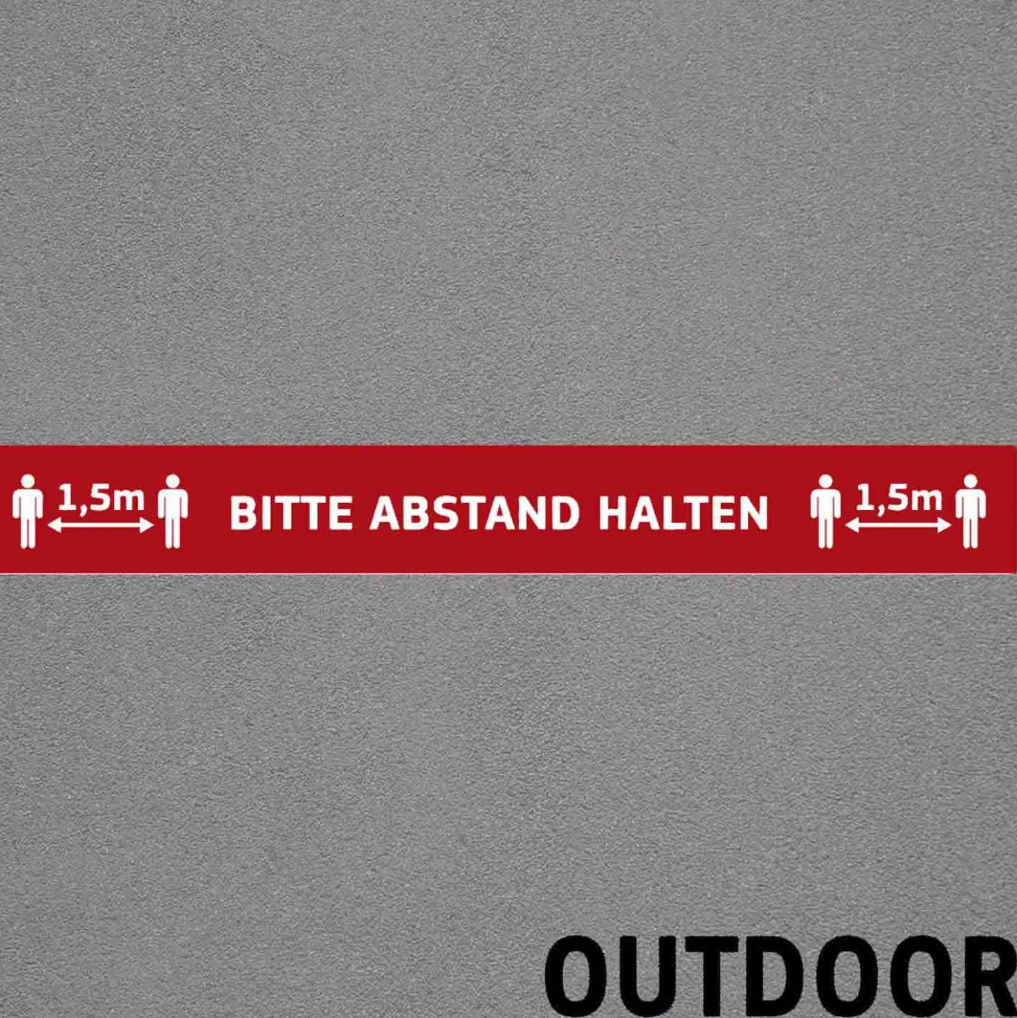 Fußbodenaufkleber Outdoor