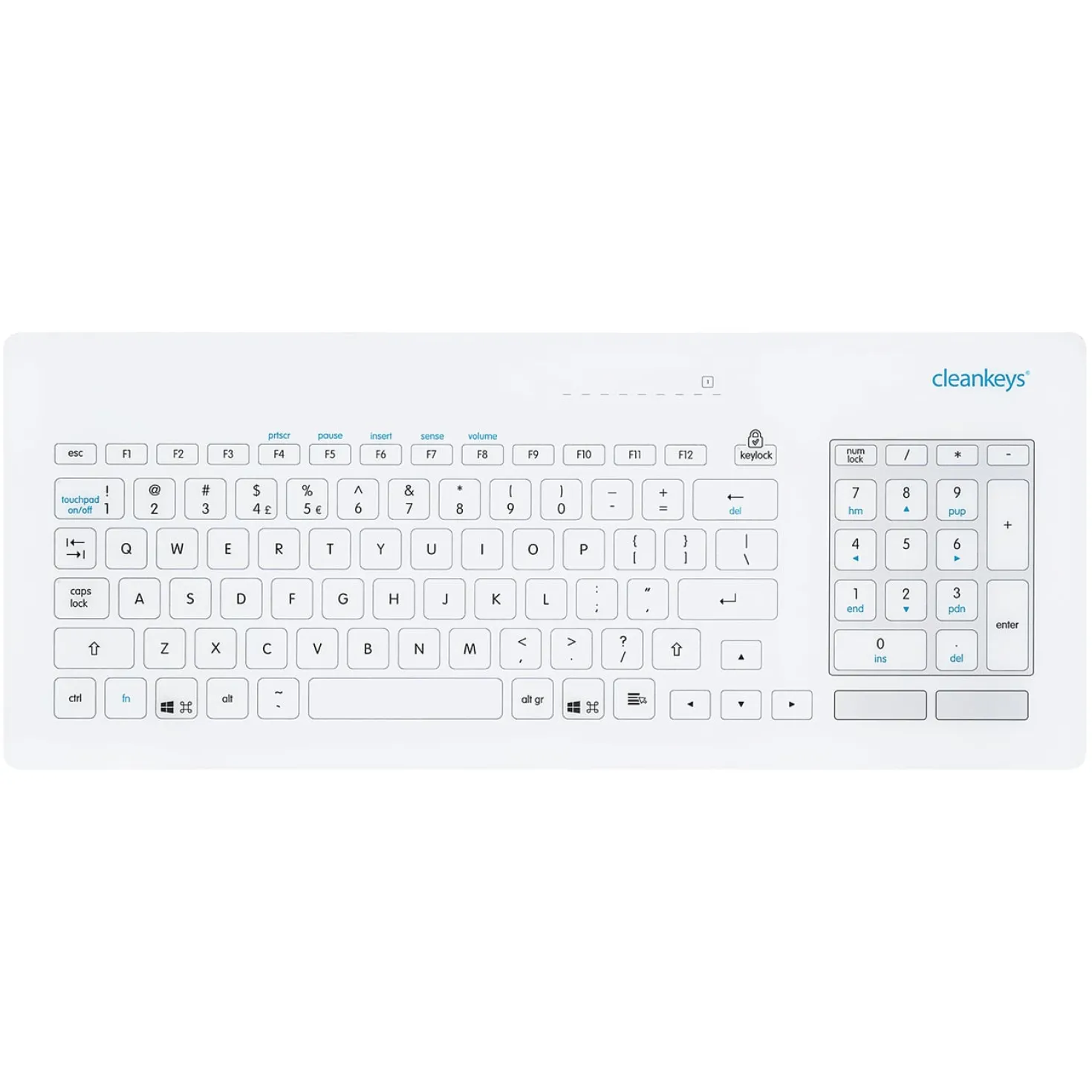 GETT Cleankeys Glas-Tastatur CK5