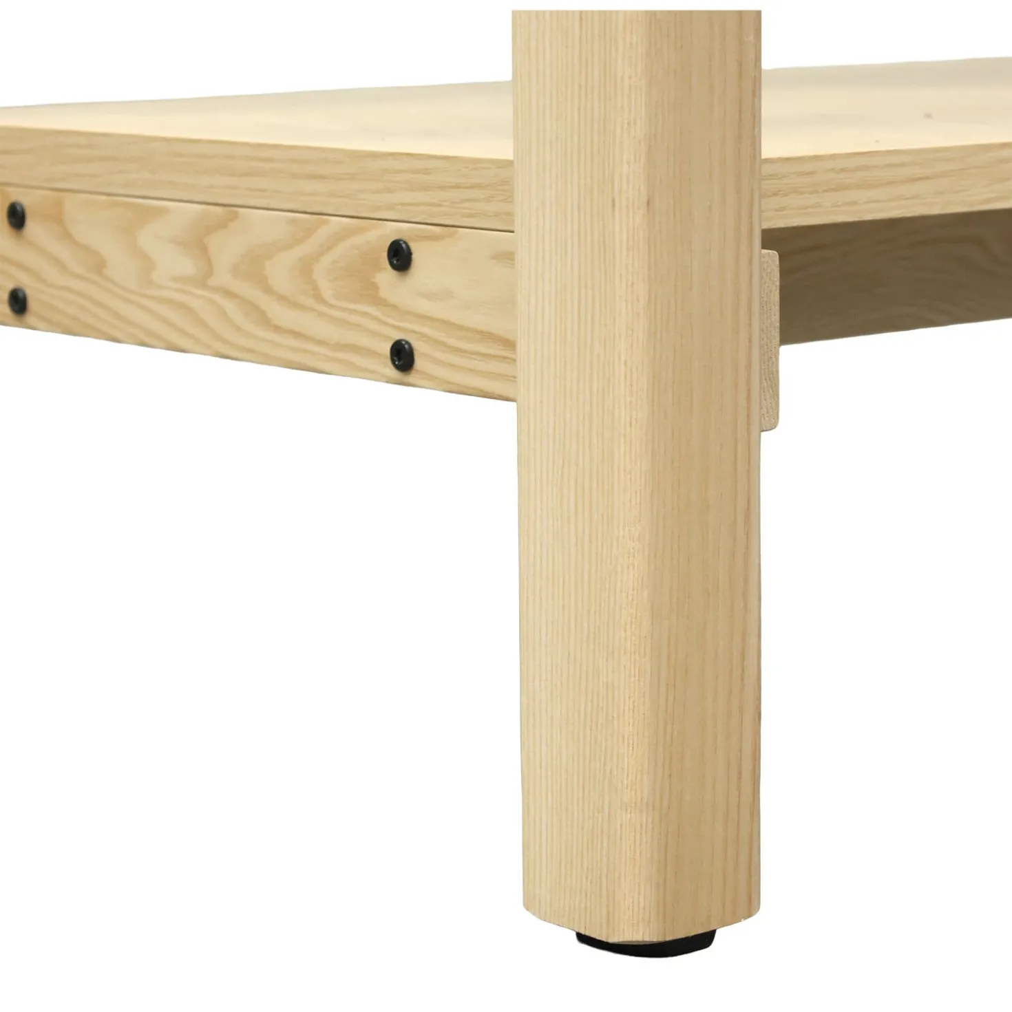 Holz-Behandlungsliege mit Unterschrank