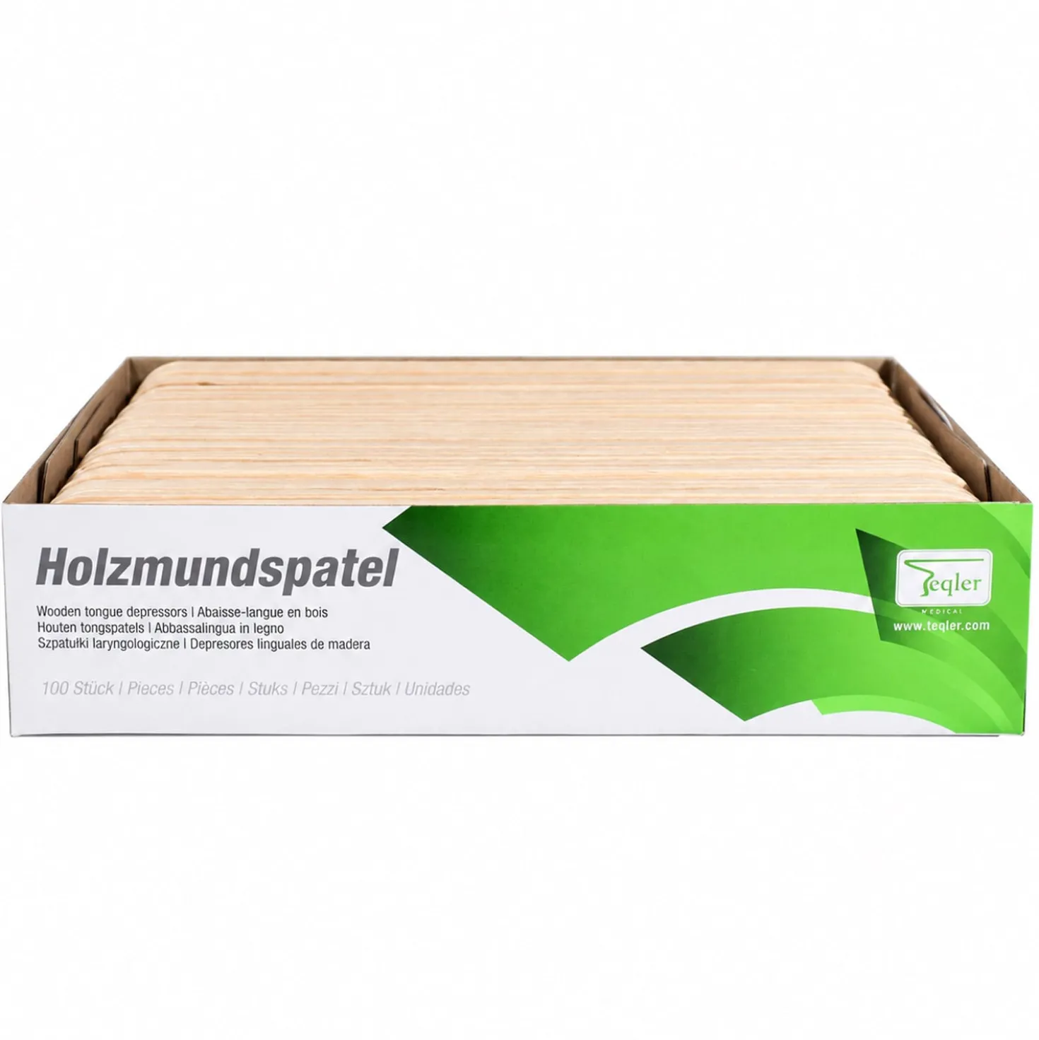 Holzmundspatel, 100 Stück