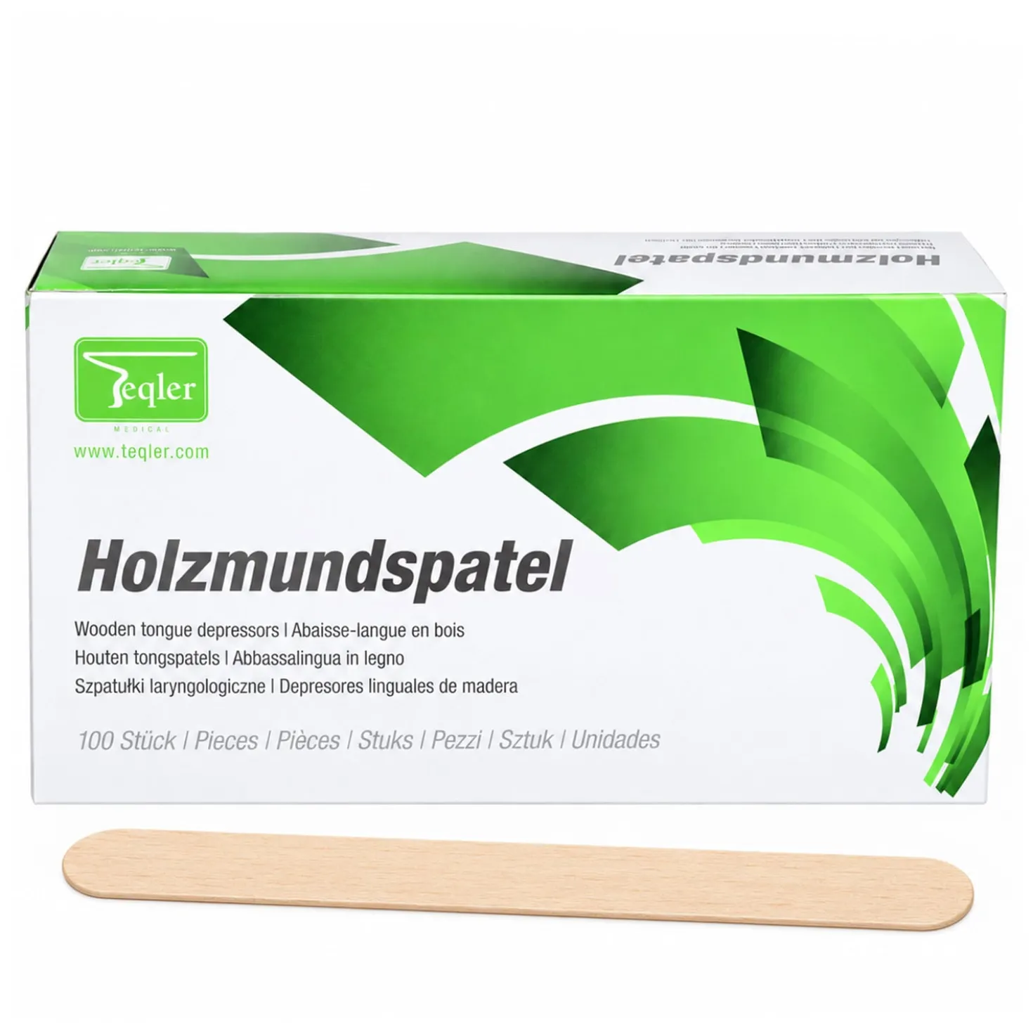 Holzmundspatel, 100 Stück