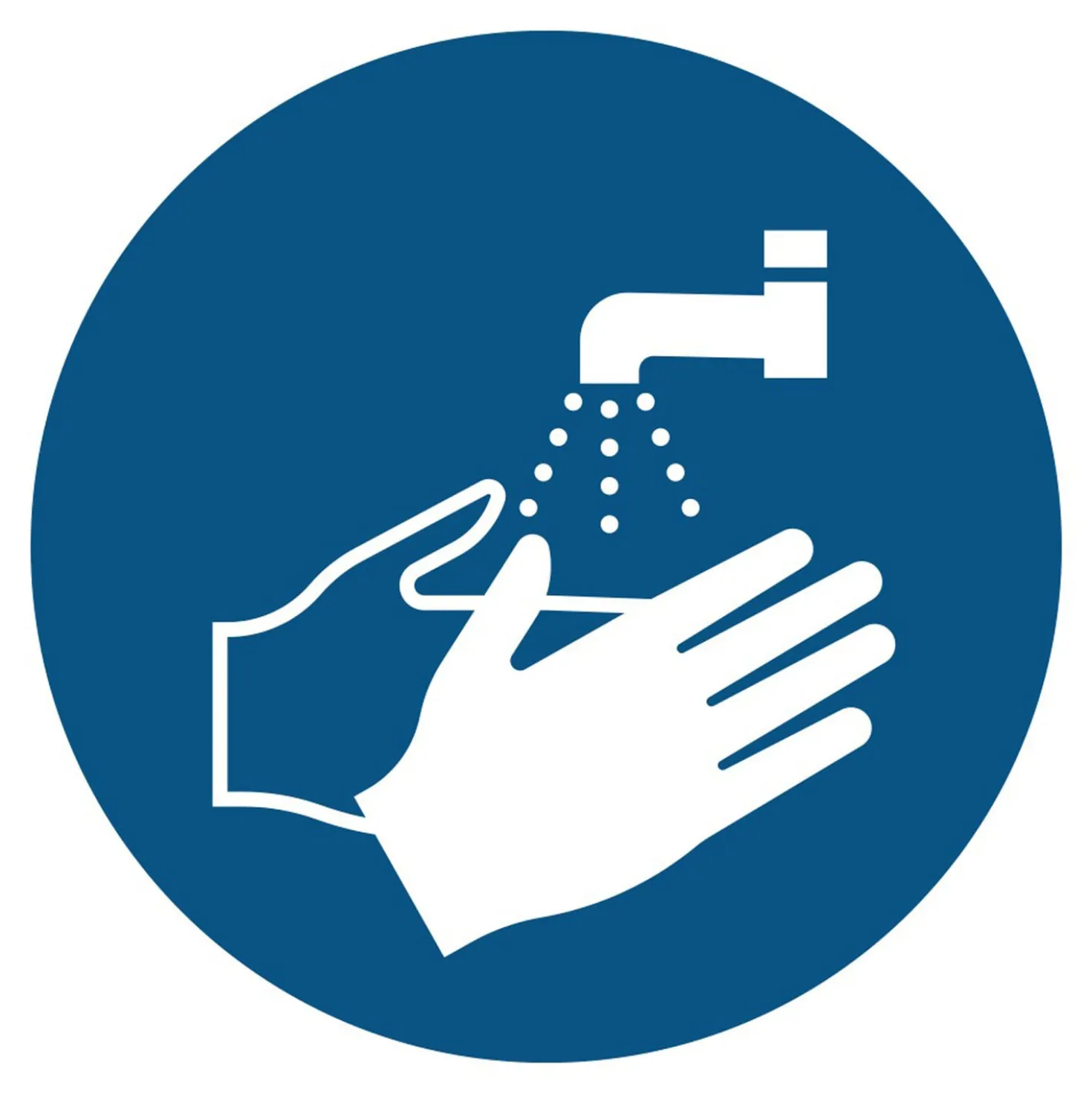Hygienehinweis Hände waschen