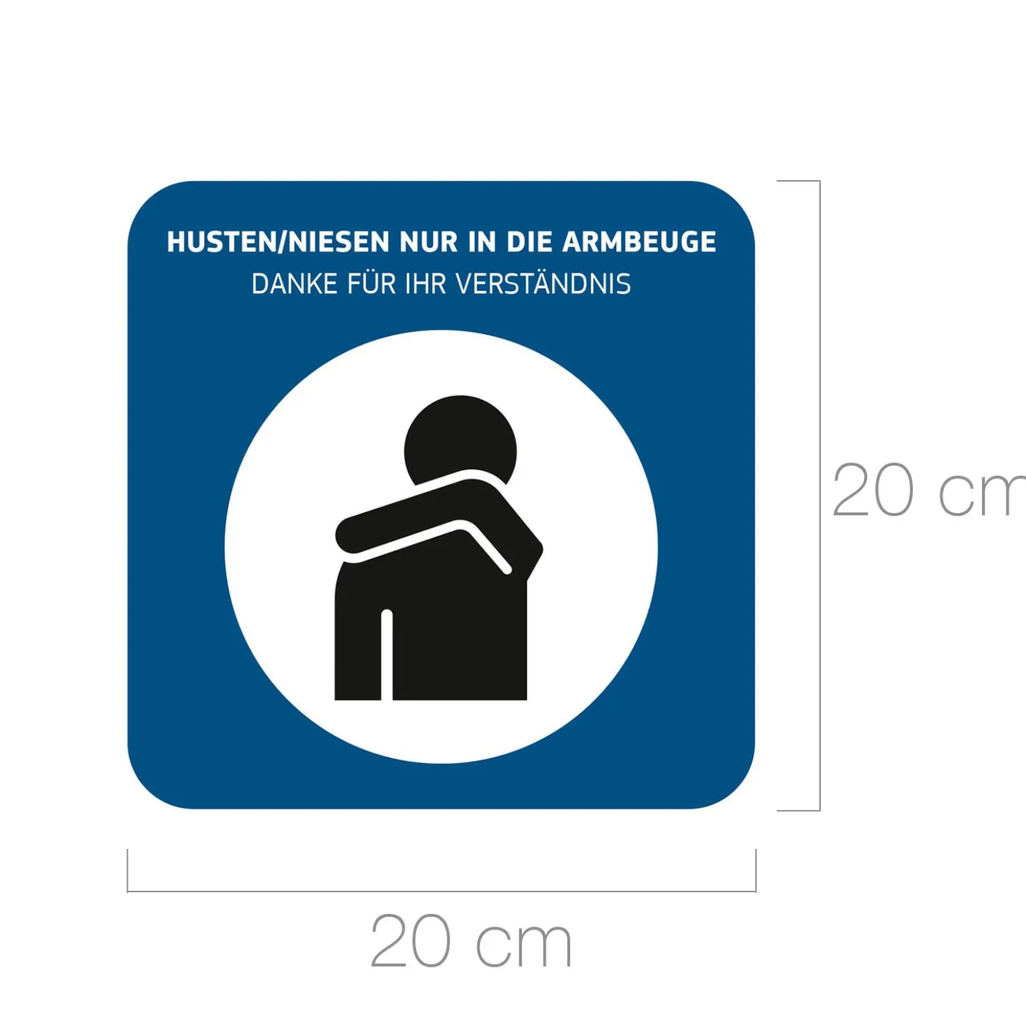 Hygiene-Hinweisschild