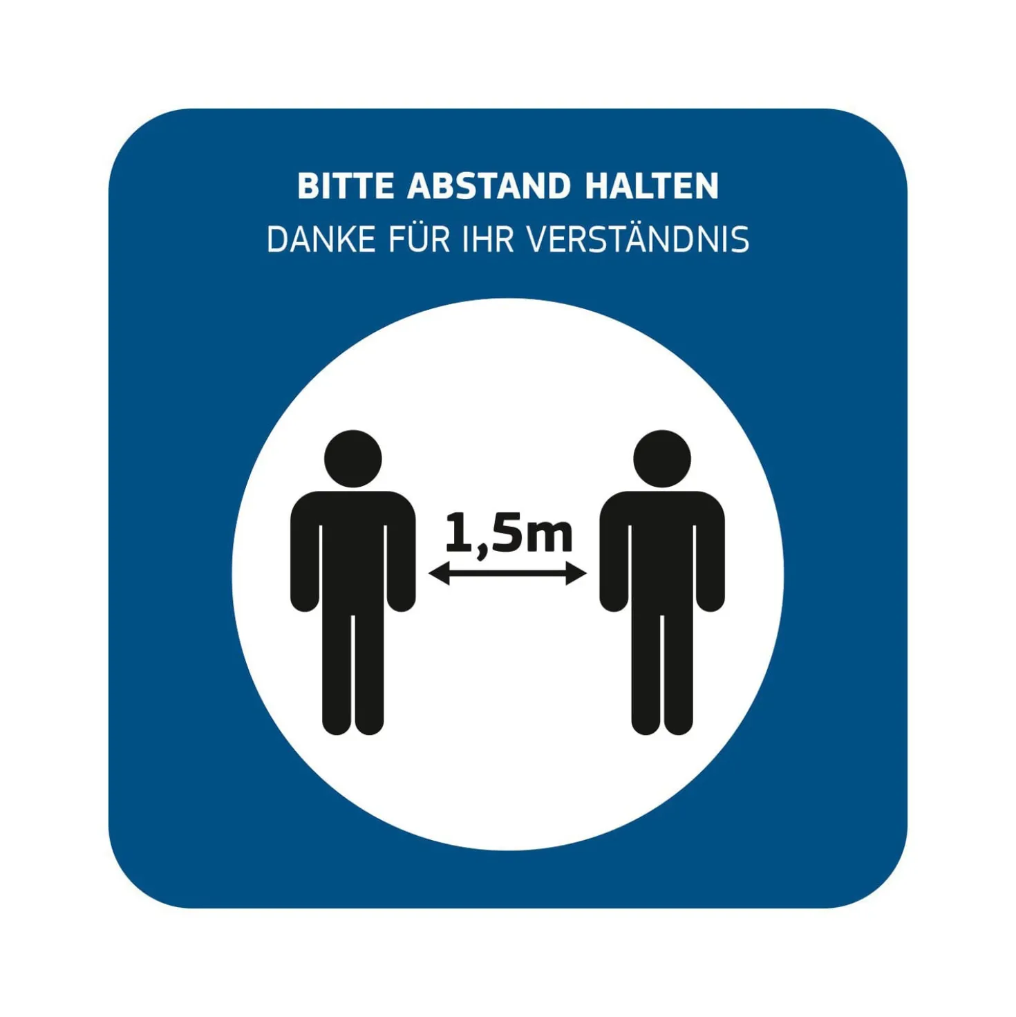 Hygiene-Hinweisschild