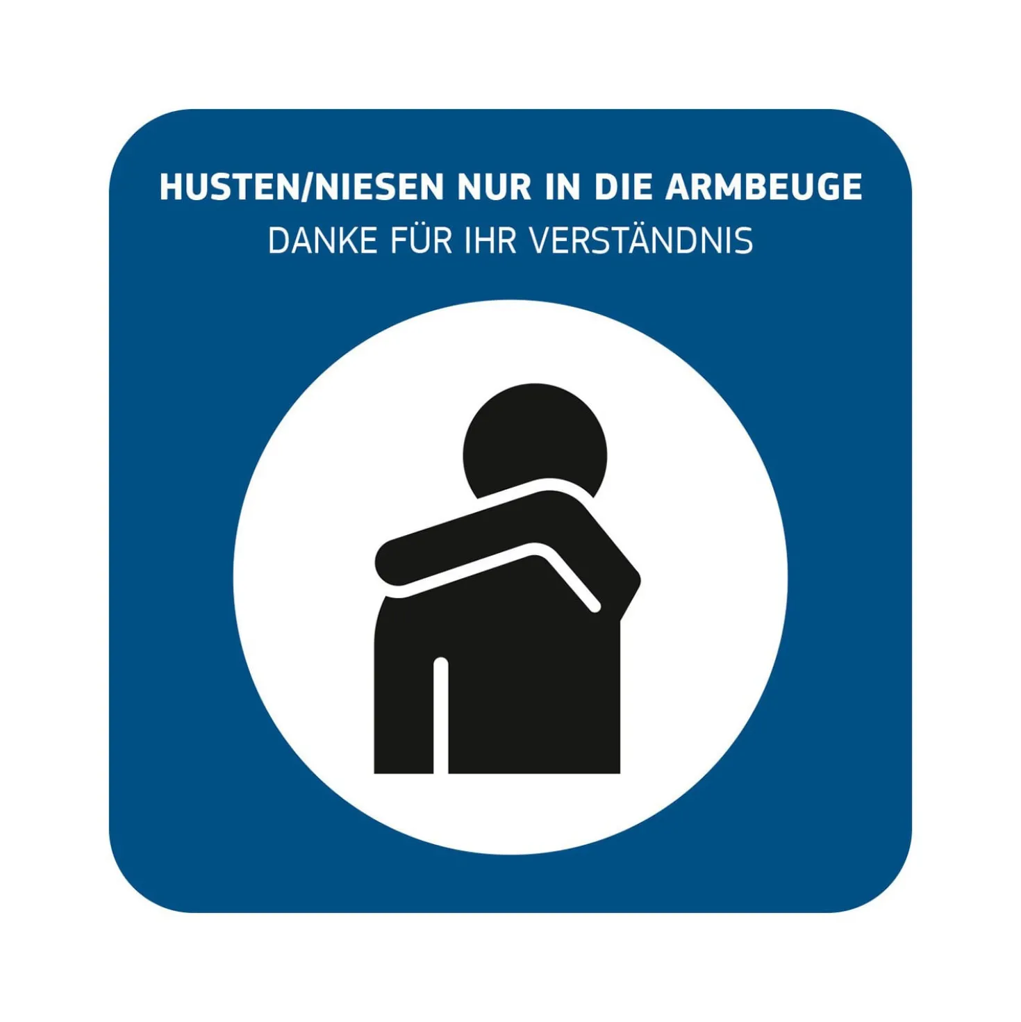 Hygiene-Hinweisschild