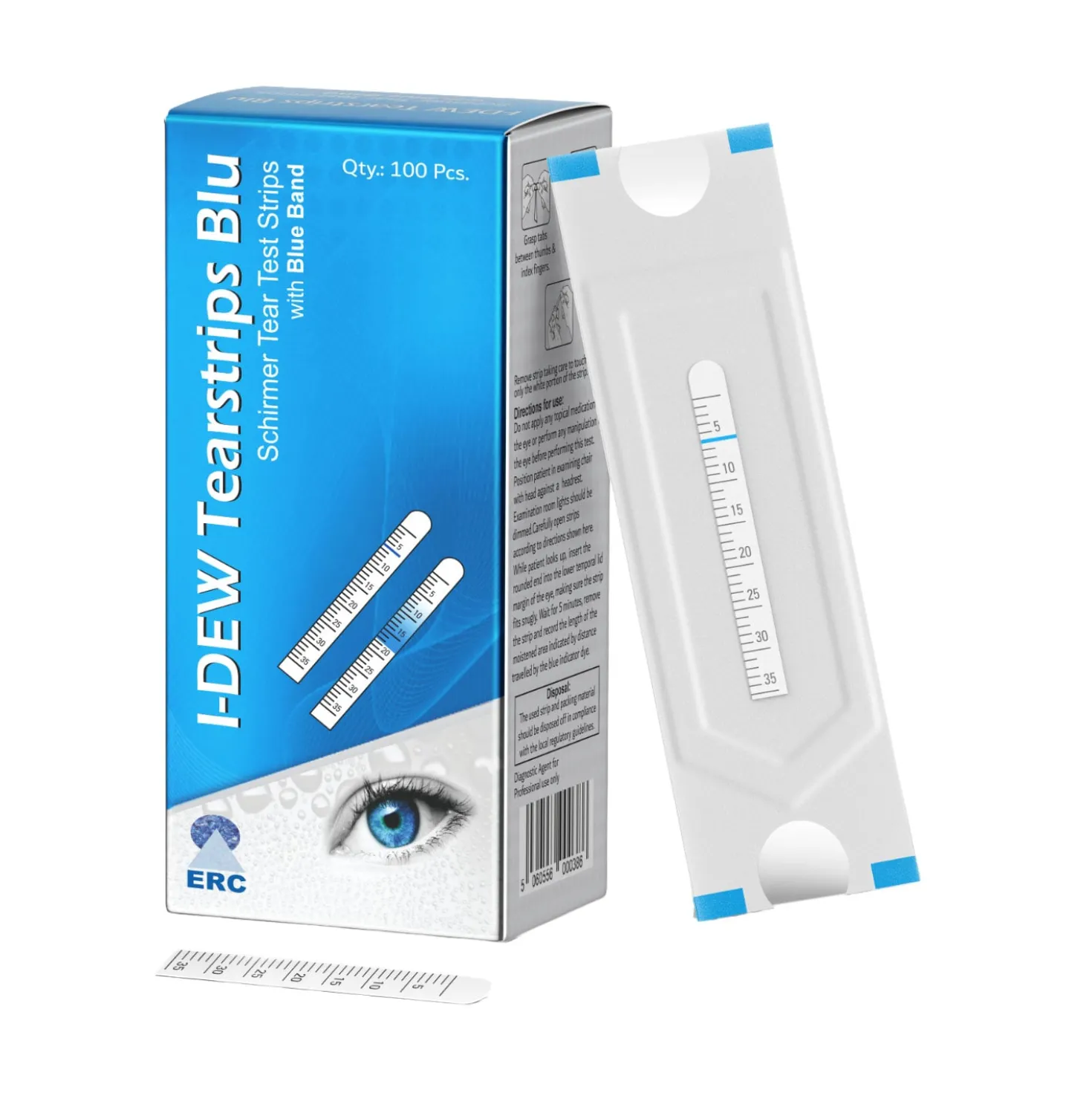 I-Dew Schirmer Teststreifen Blu