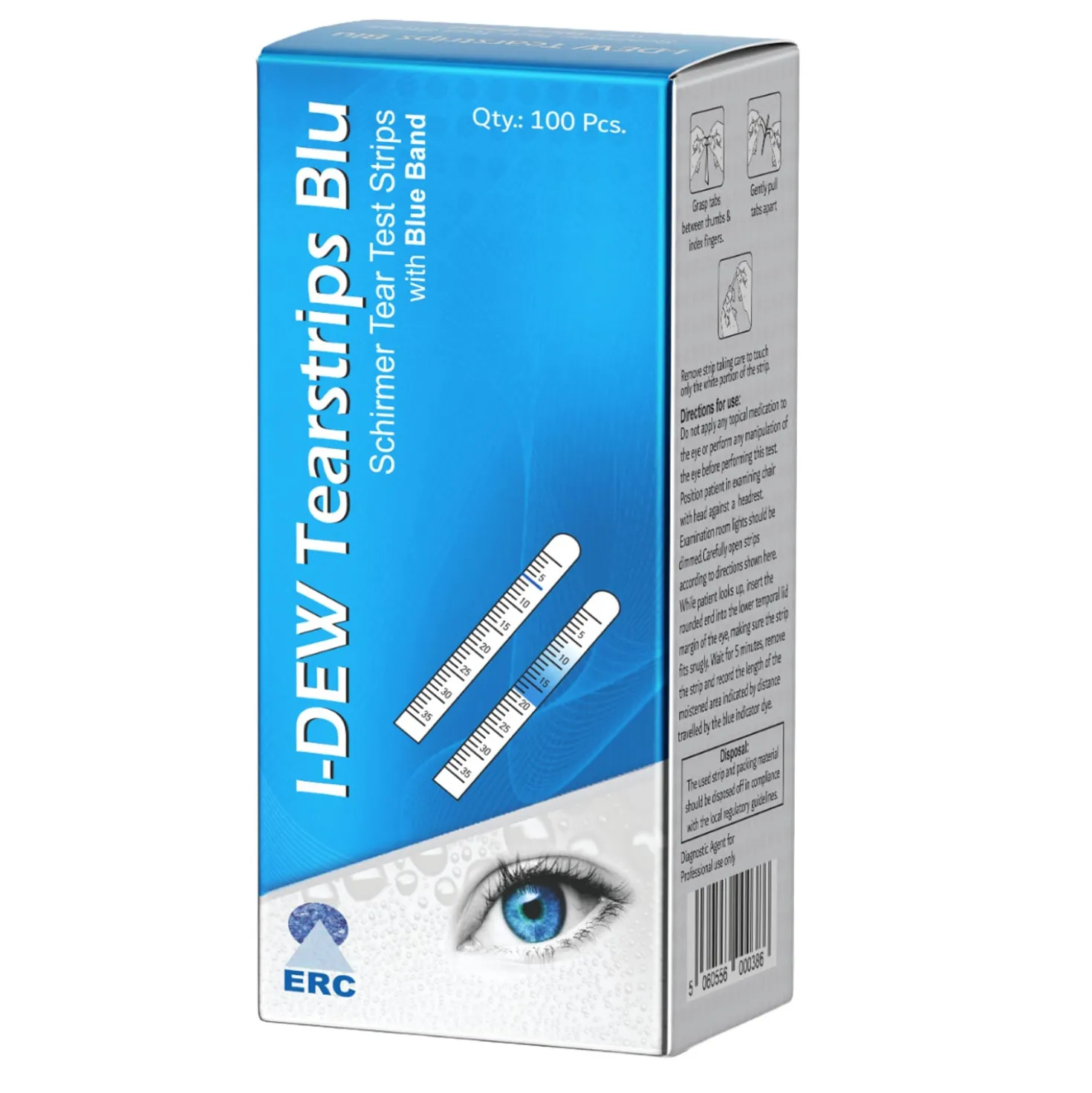 I-Dew Schirmer Teststreifen Blu