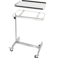 Instrumententisch mit 4 Rollen