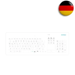 Kabellose Glastastatur