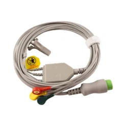 3-Kanal-EKG-Kabel mit Druckknopf für PM900