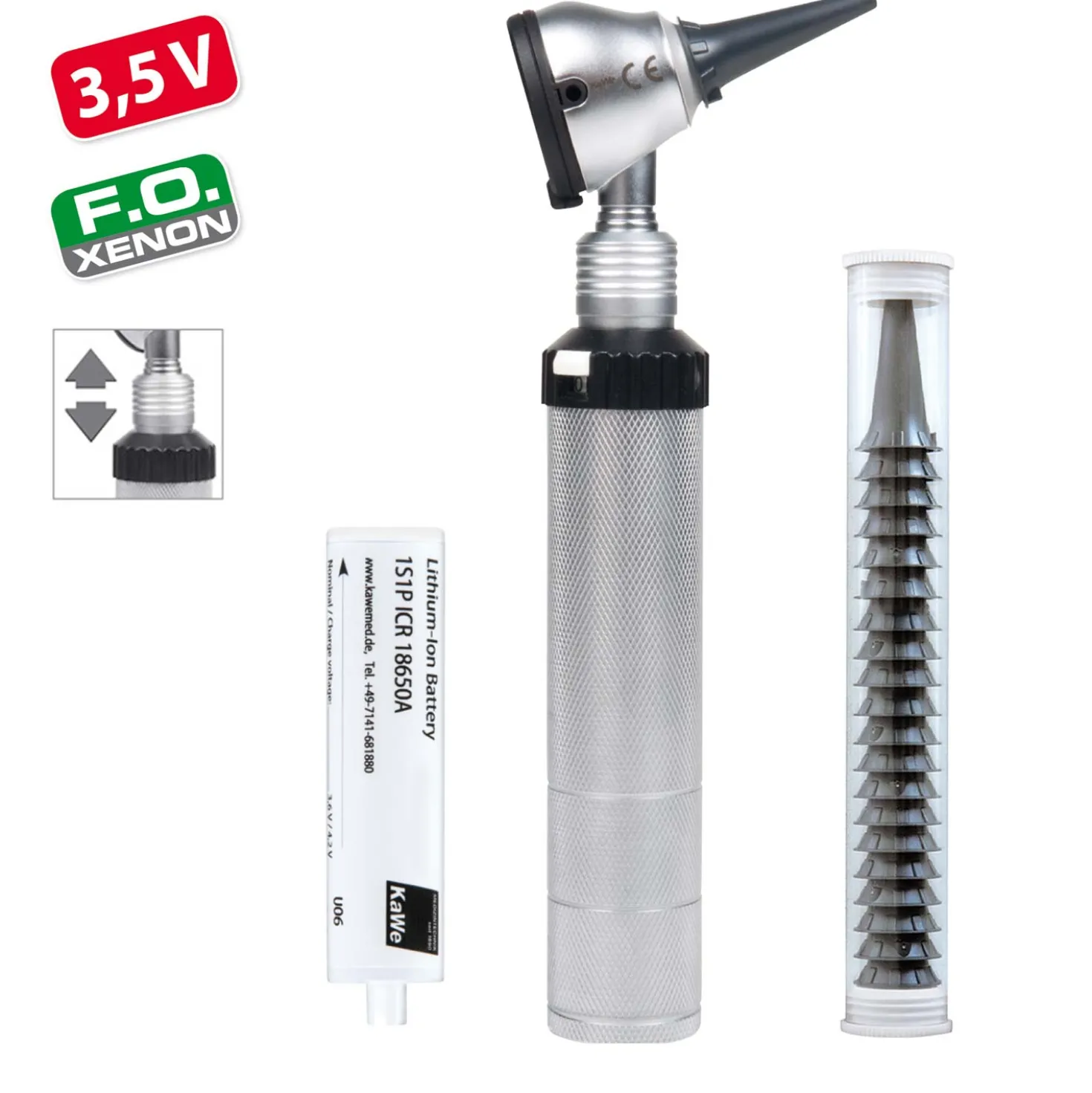 Kawe Eurolight F.O. 30 Otoskop, 3,5 V