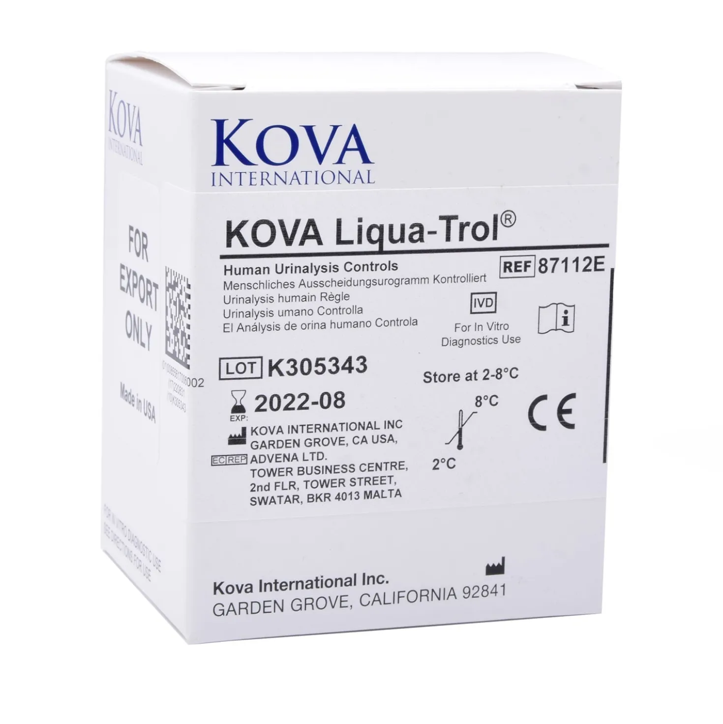 Kova Liqua-Trol Level 1 + 2