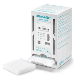 Ligasano weiß Schaumverband in der Spenderbox