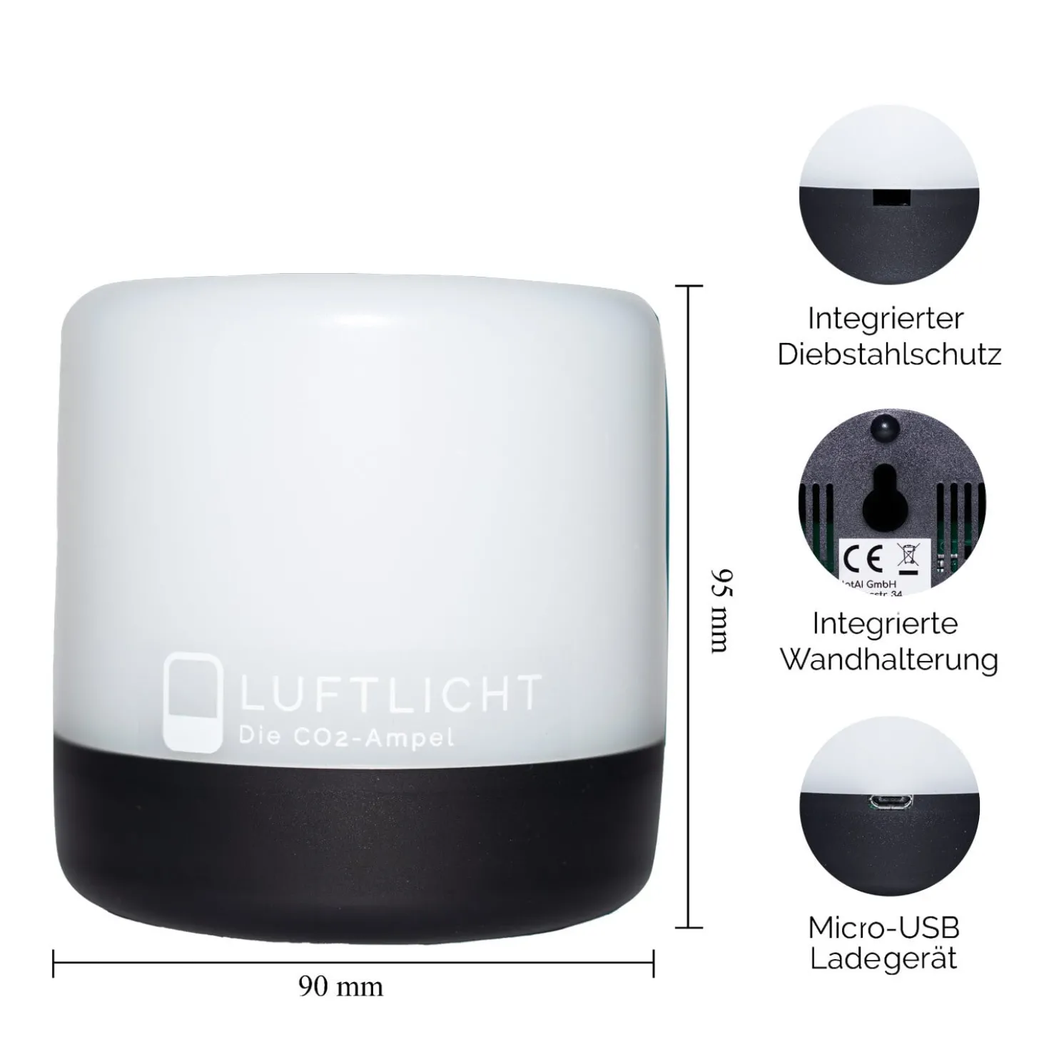 Luftlicht CO2-Ampel