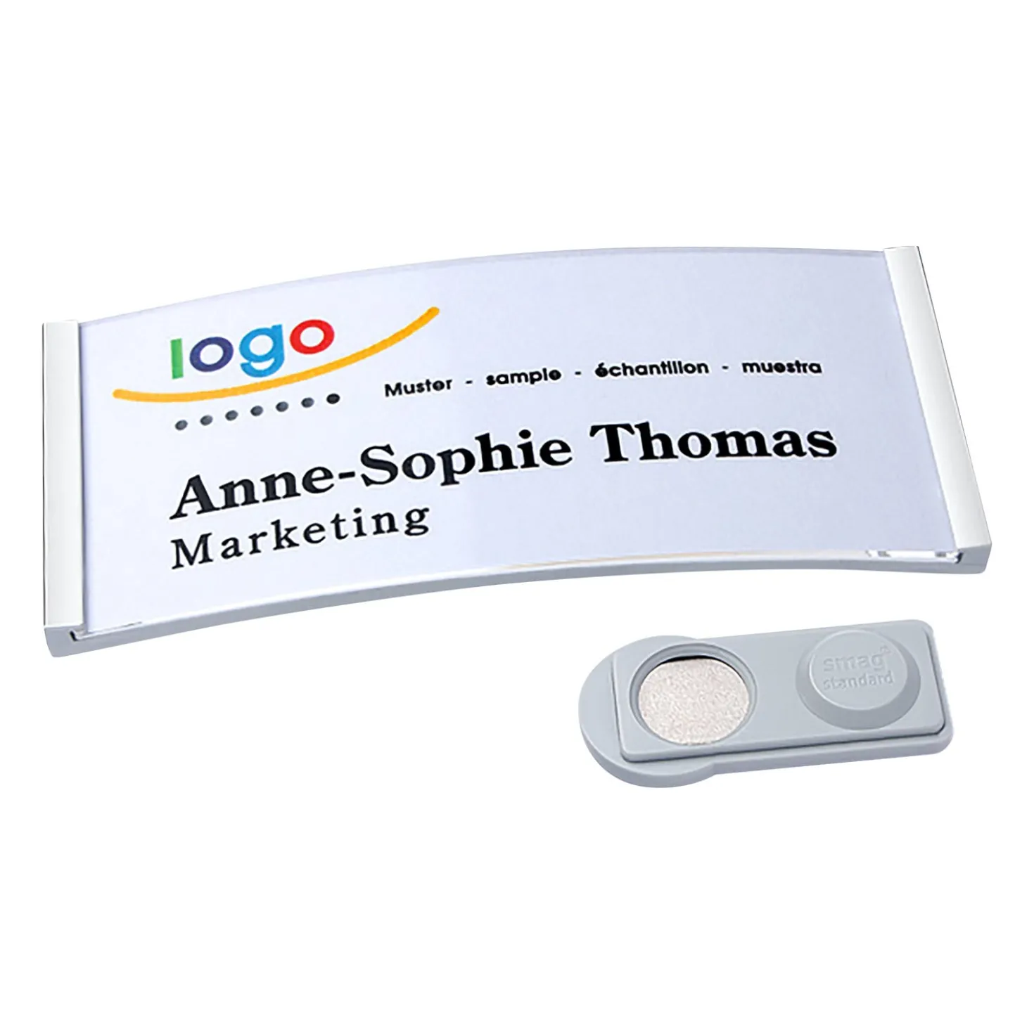 Magnet-Namensschild polar® 35