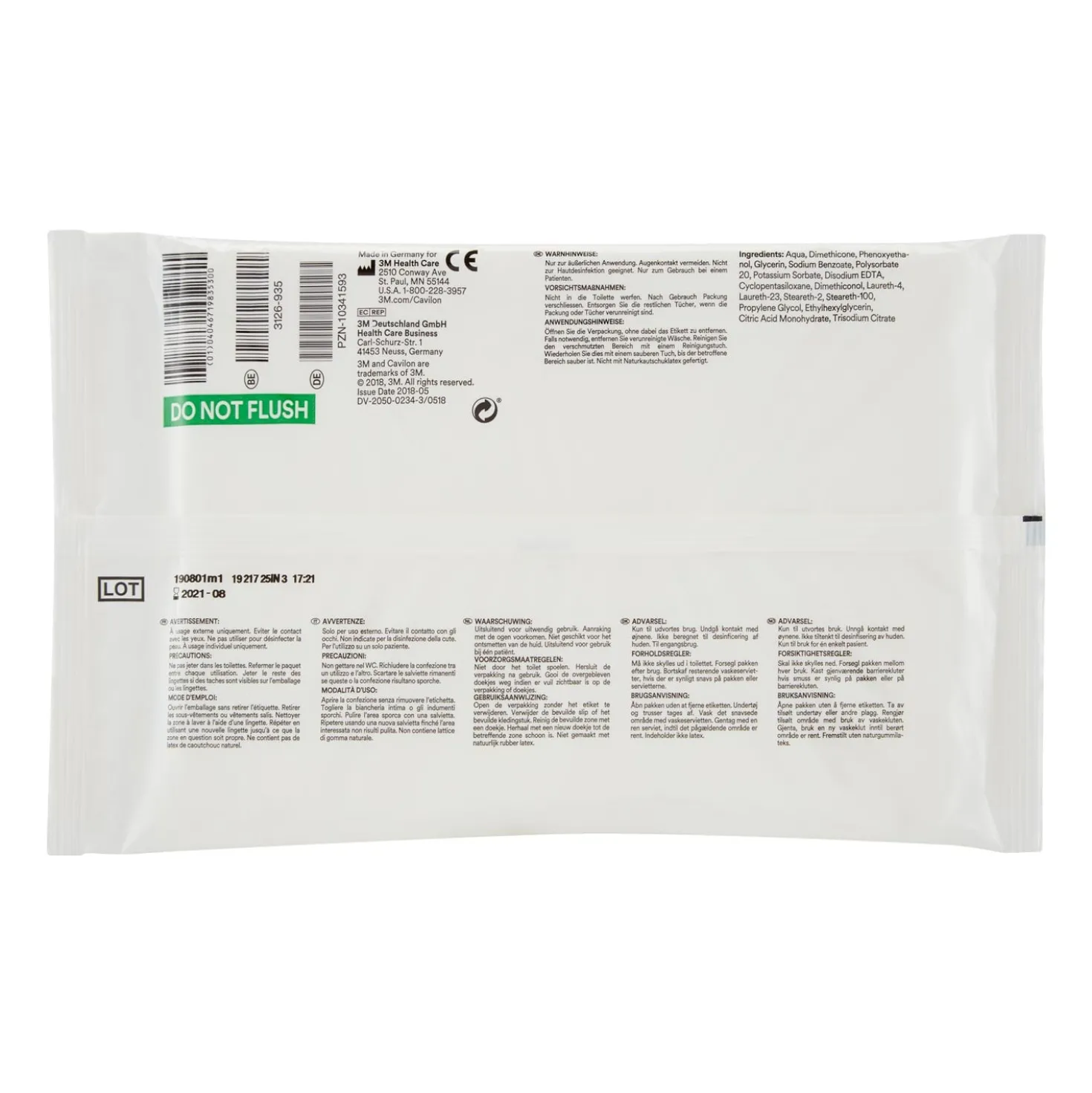 3M™ Cavilon™ Reinigungstücher