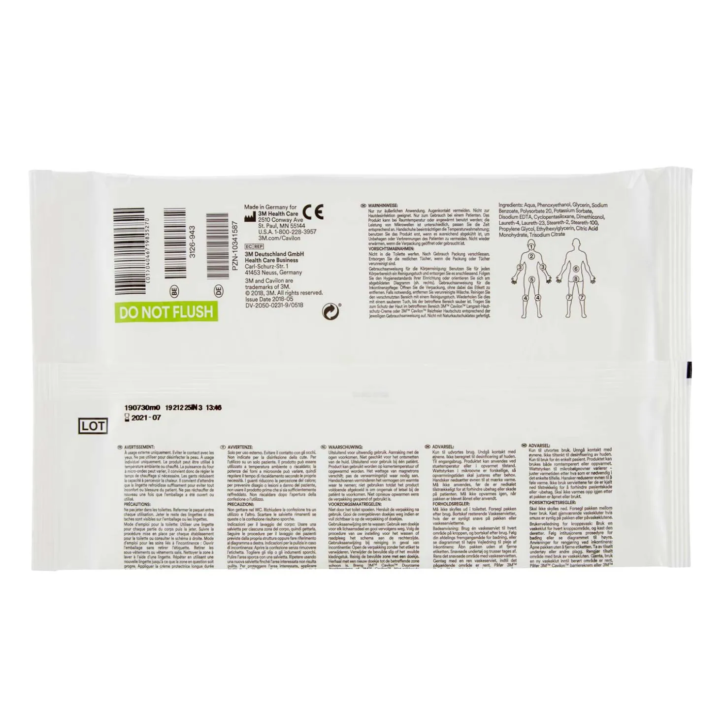3M™ Cavilon™ Wasch- & Reinigungstücher