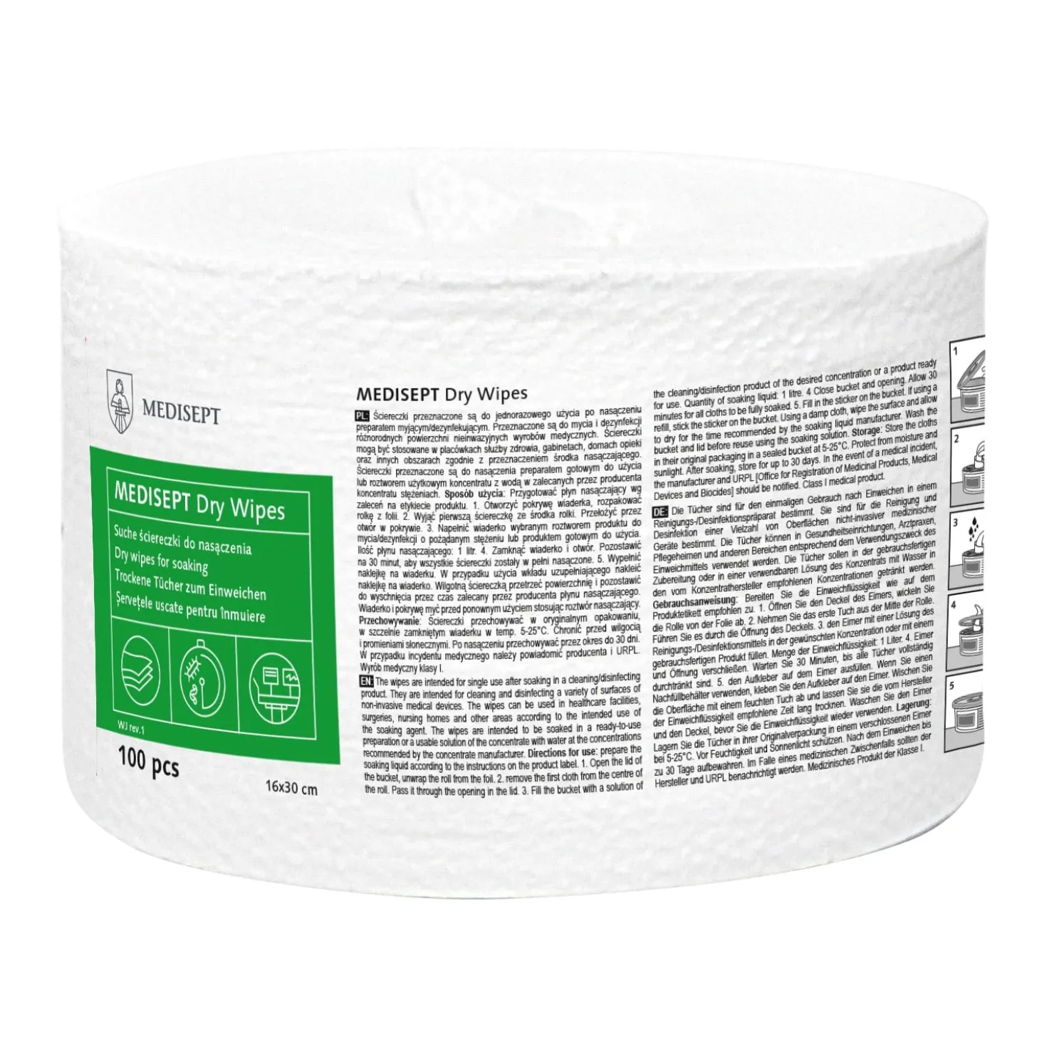 MEDISEPT Dry Wipes