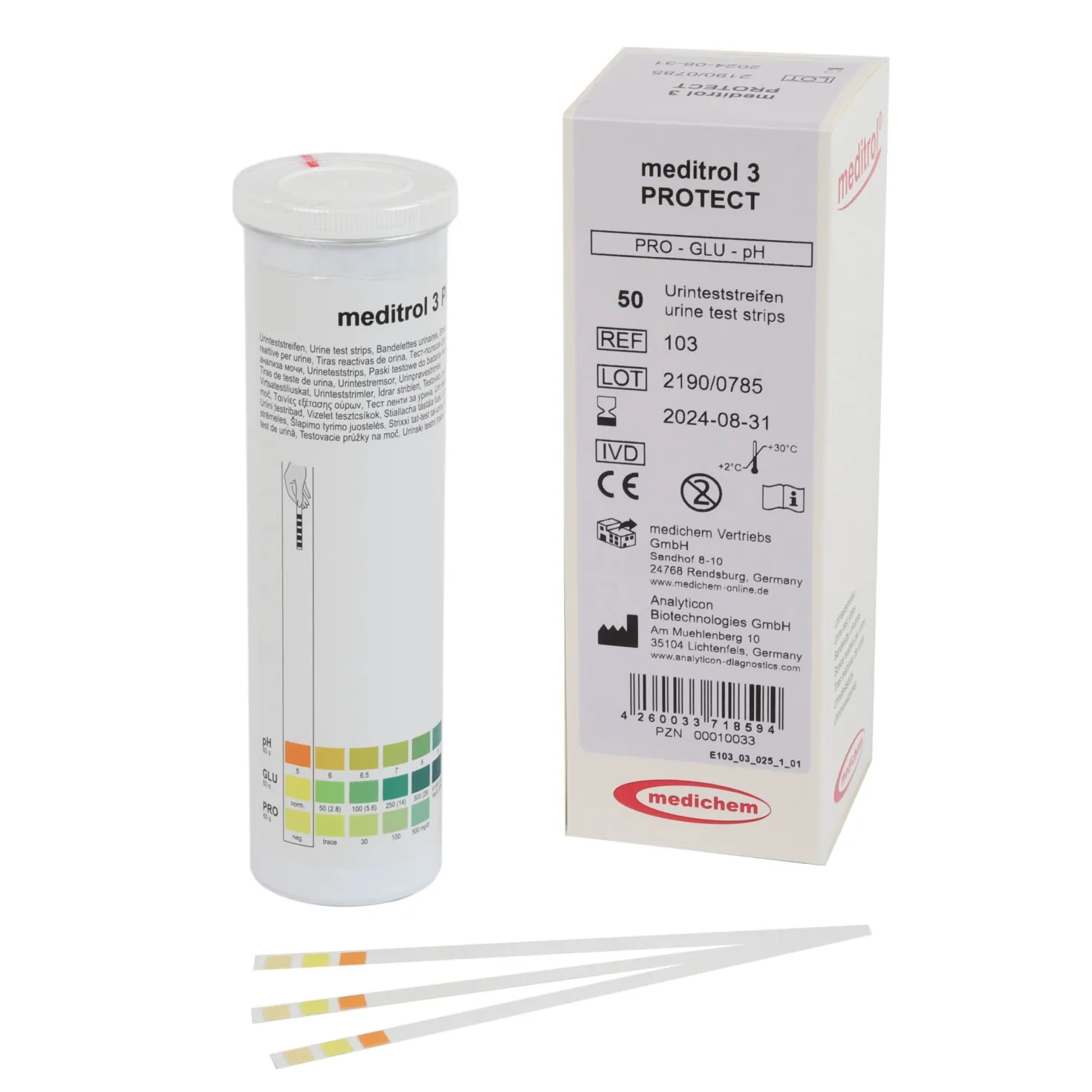meditrol® 3 Urinteststreifen