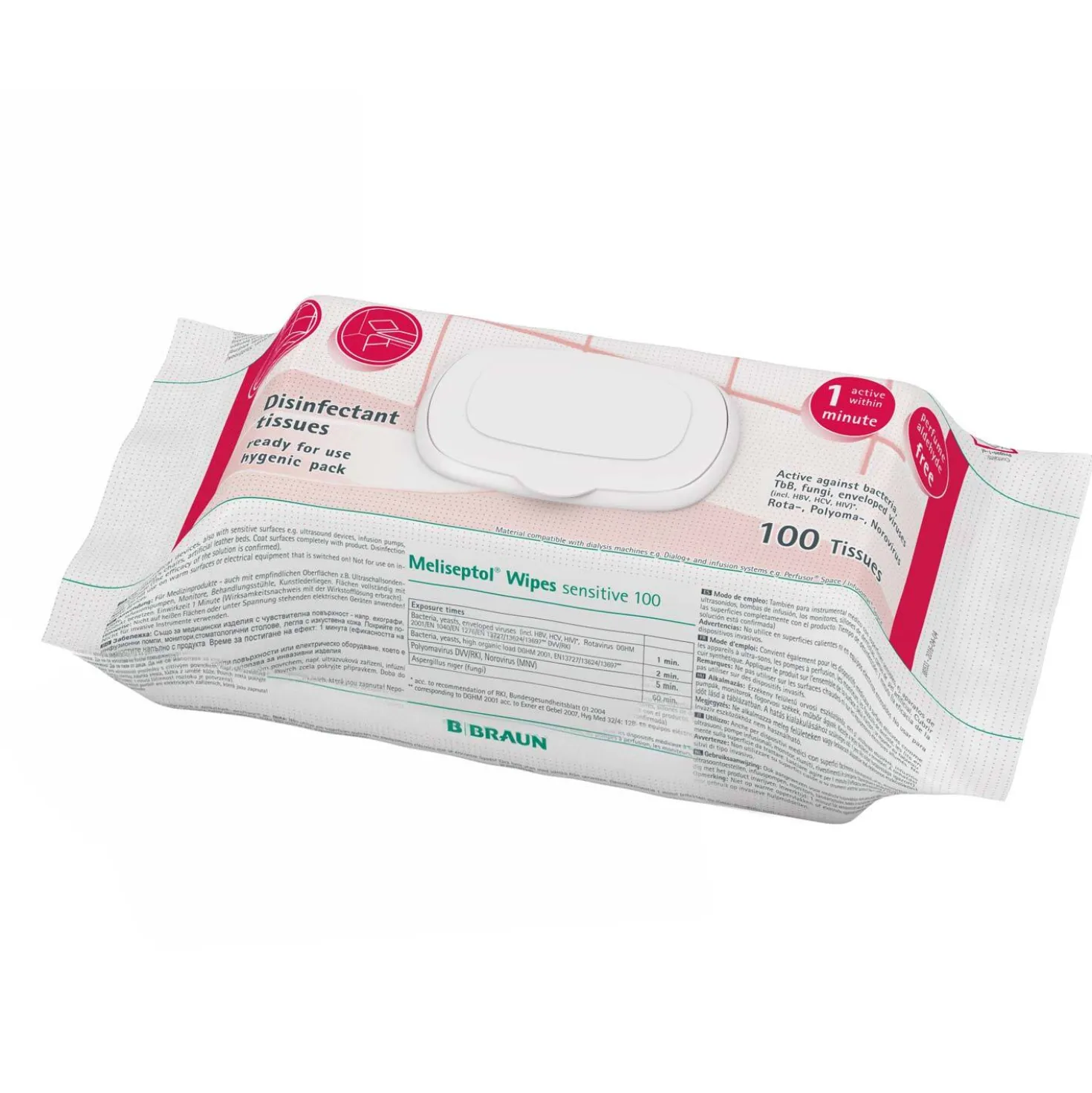 Meliseptol wipes sensitive, Flowpack