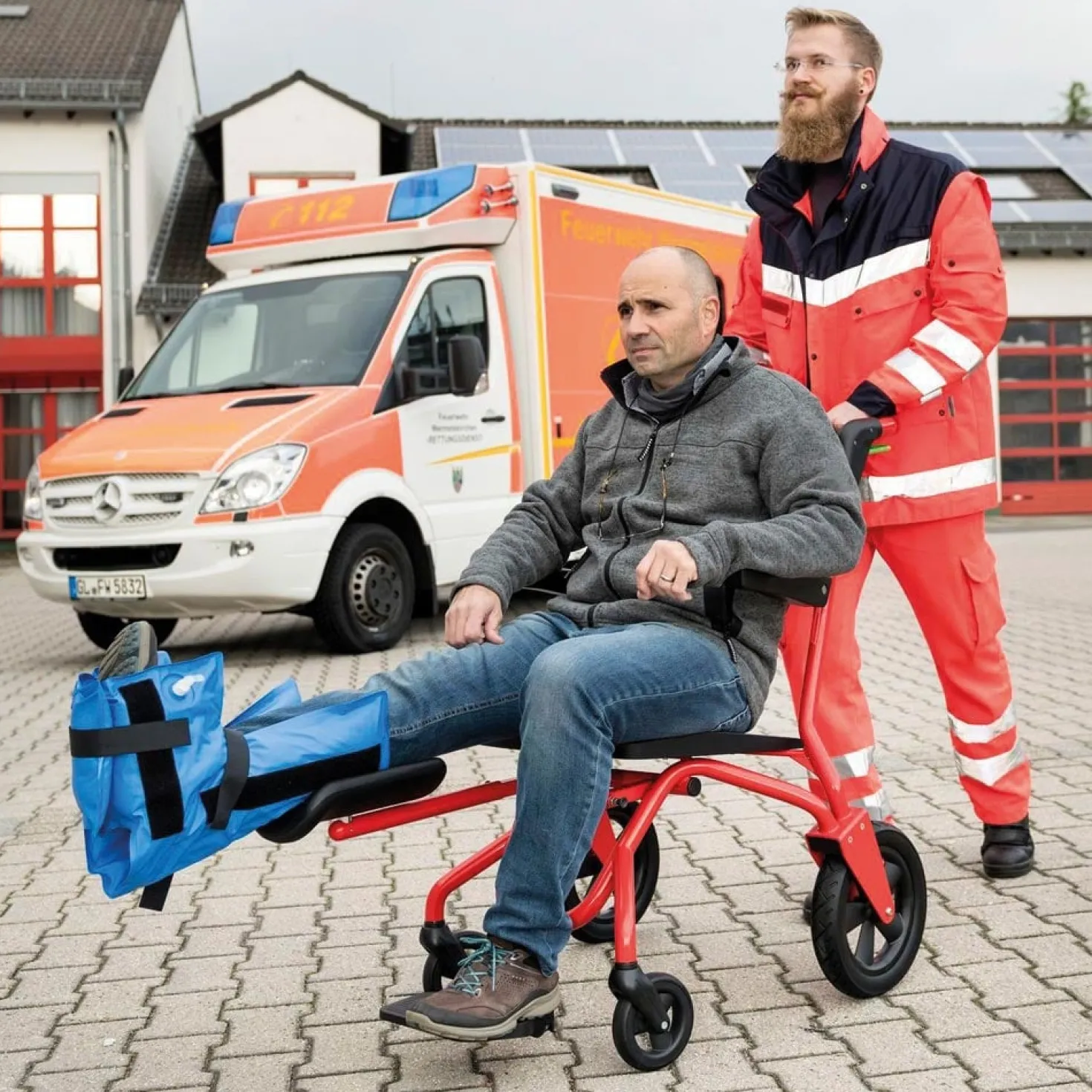 Mobiler Patientenstuhl