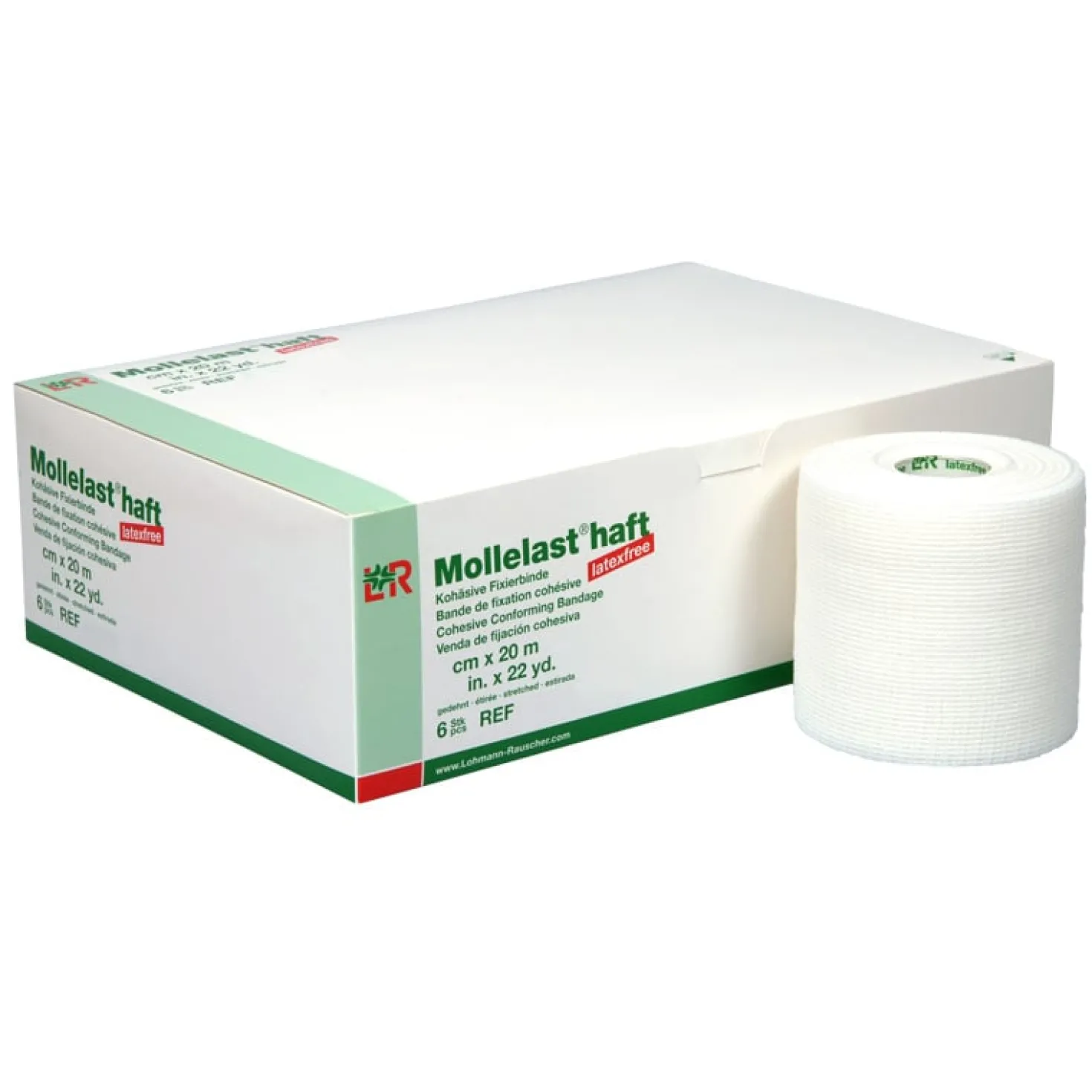 Mollelast haft latexfrei, Vorratskarton
