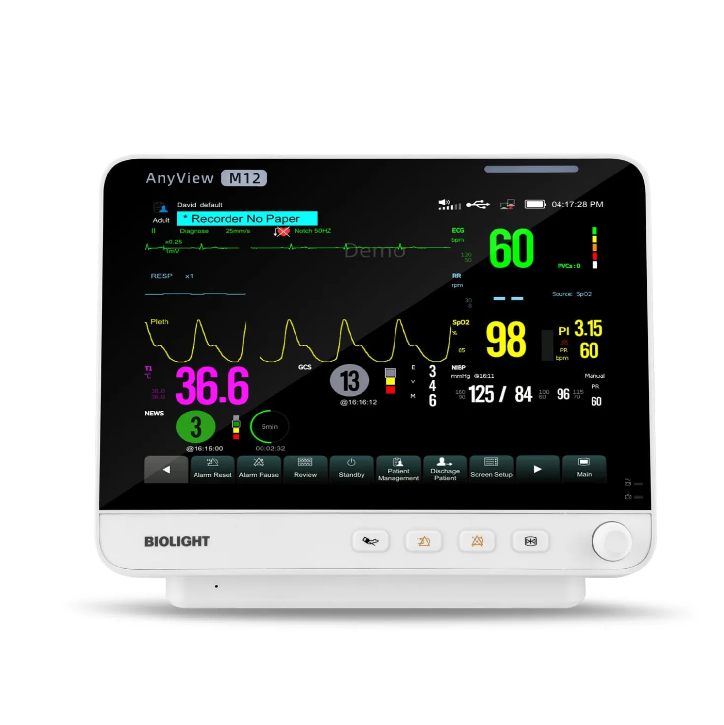 M12 Patientenmonitor