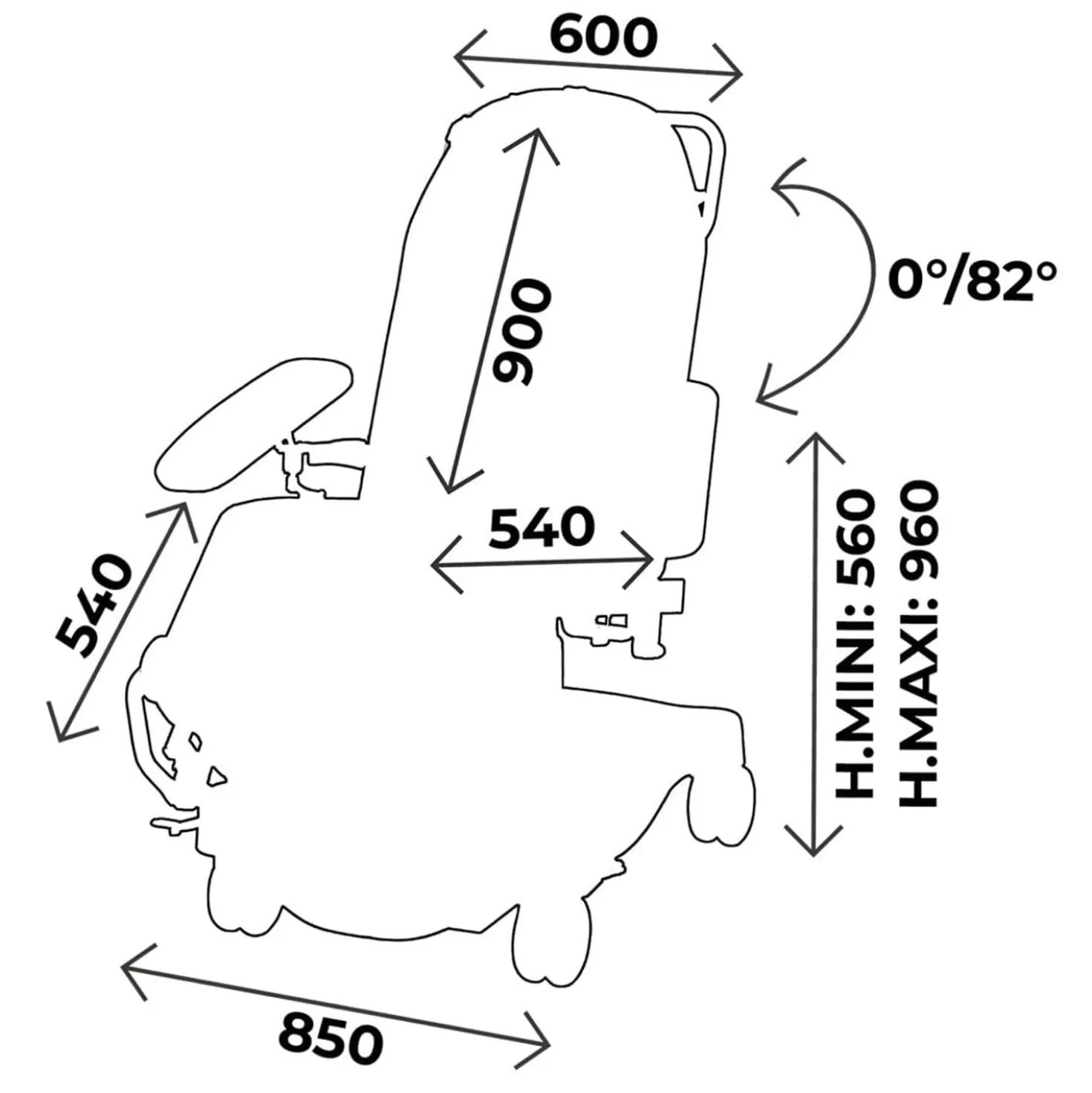 Multifunktionsstuhl