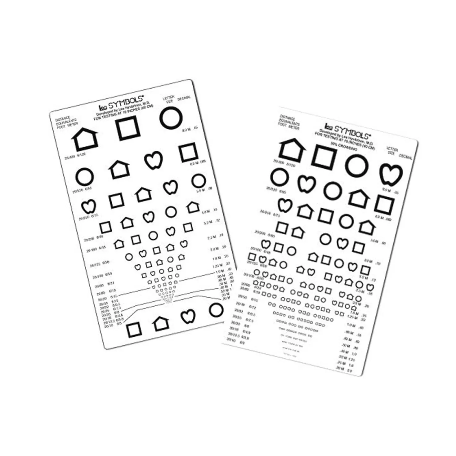 Nahtest LEA™-Symbole im Taschenformat