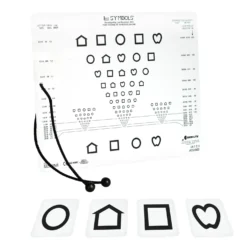 Nahtest LEA™-Symbole/-Zahlen-Karte