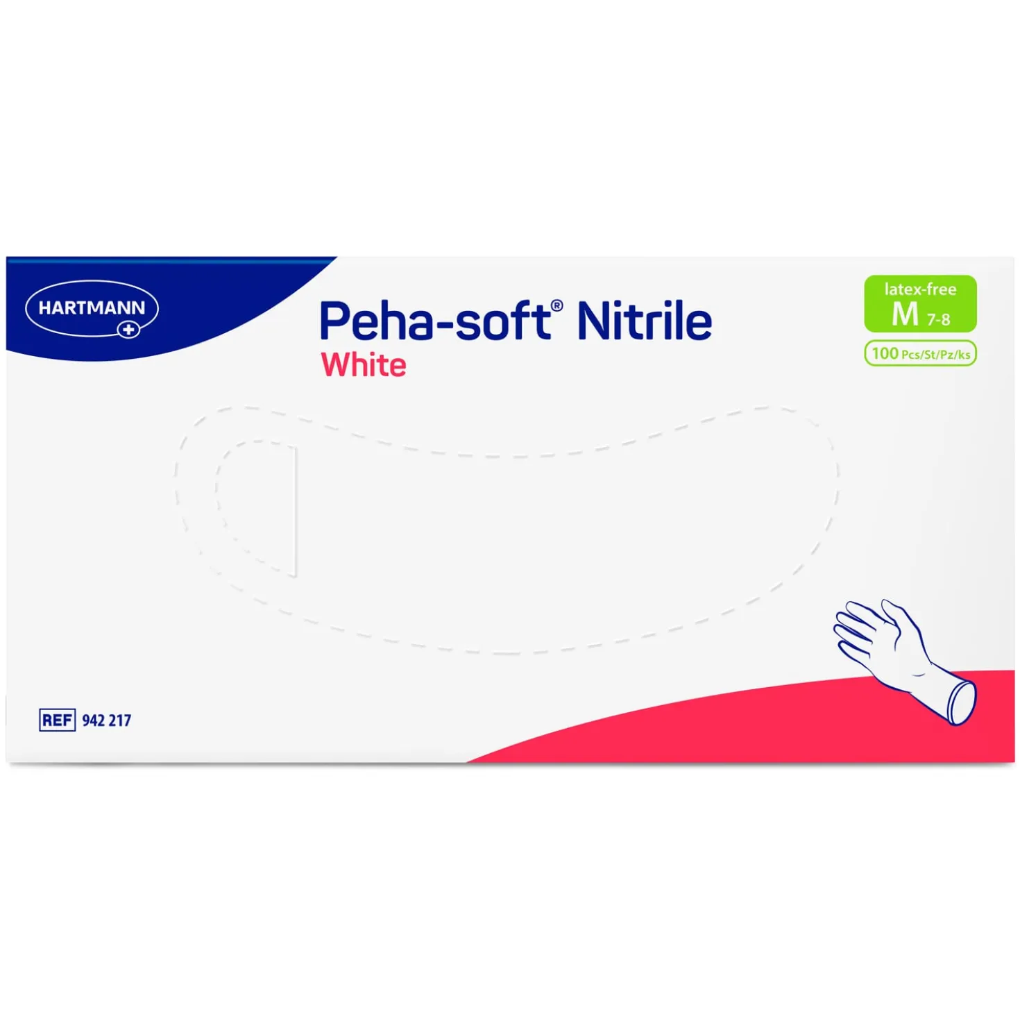 Nitrilhandschuhe Peha-soft nitrile white
