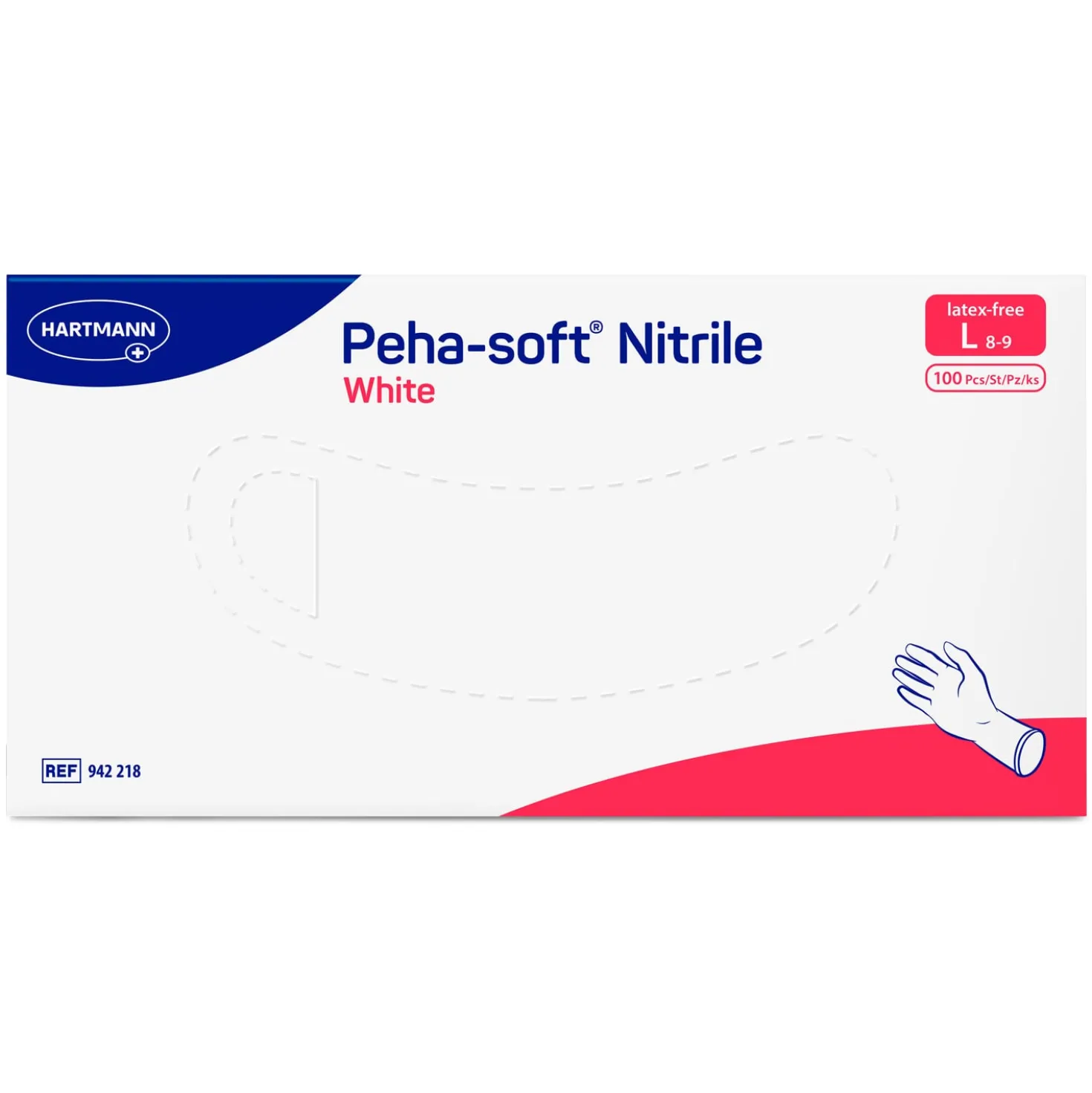 Nitrilhandschuhe Peha-soft nitrile white