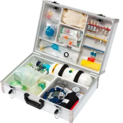 Notfallkoffer EuroSafe® II mit 1 Liter Sauerstoffflasche