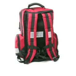 Notfallrucksack, gefüllt mit Markenartikeln