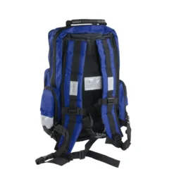 Notfallrucksack, gefüllt mit Markenartikeln
