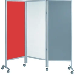 Paravent mit Rollen