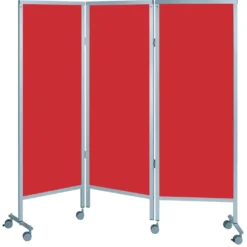 Paravent mit Rollen