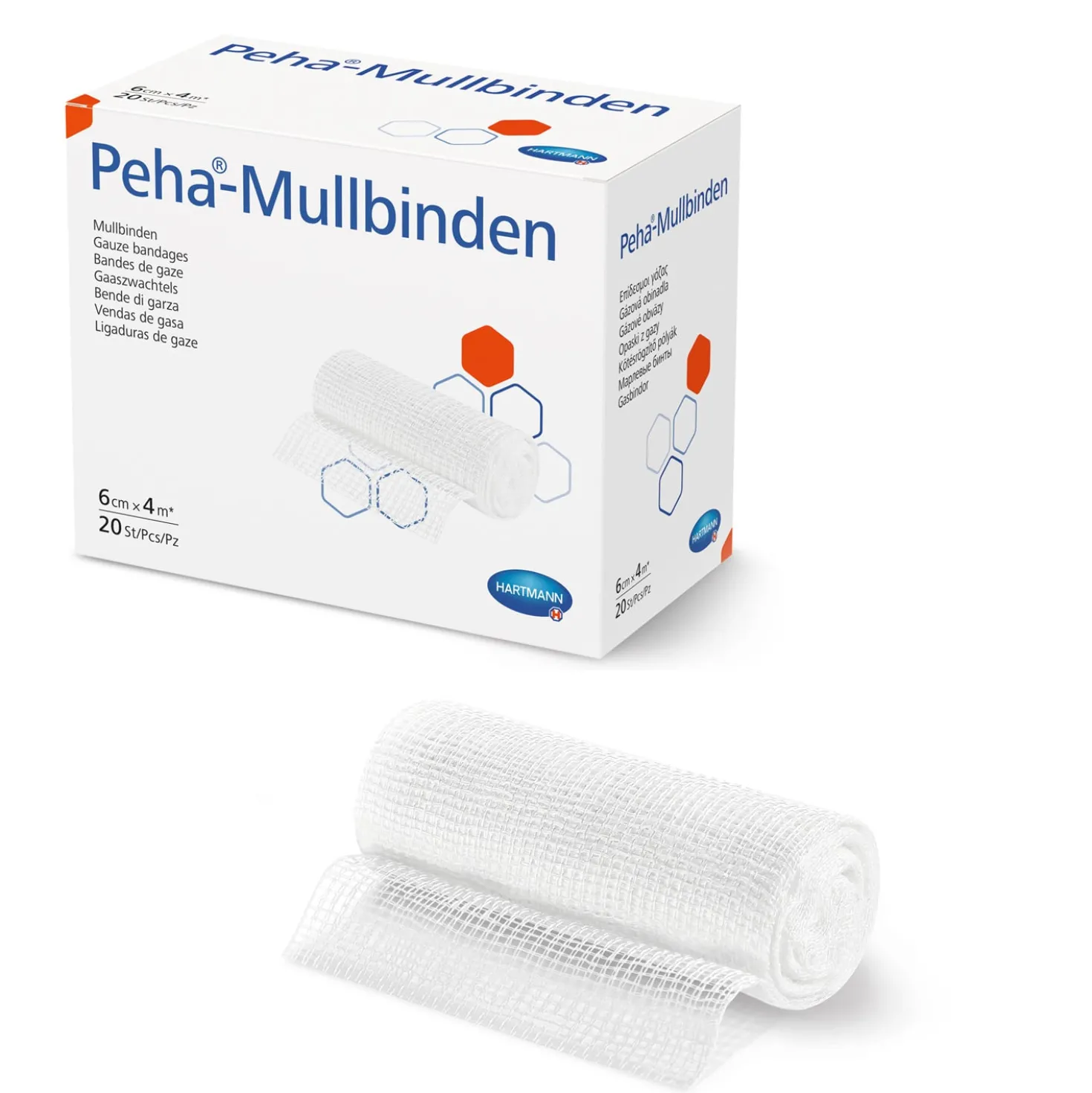Peha-Mullbinden, 4 m Länge