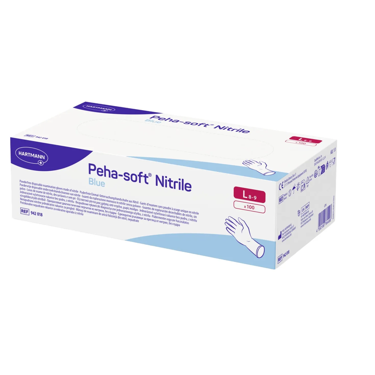 Peha-soft® nitrile blue (100 Stück)