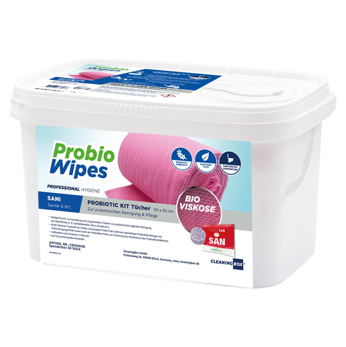 ProbioWipes Probiotic KIT Spenderbox