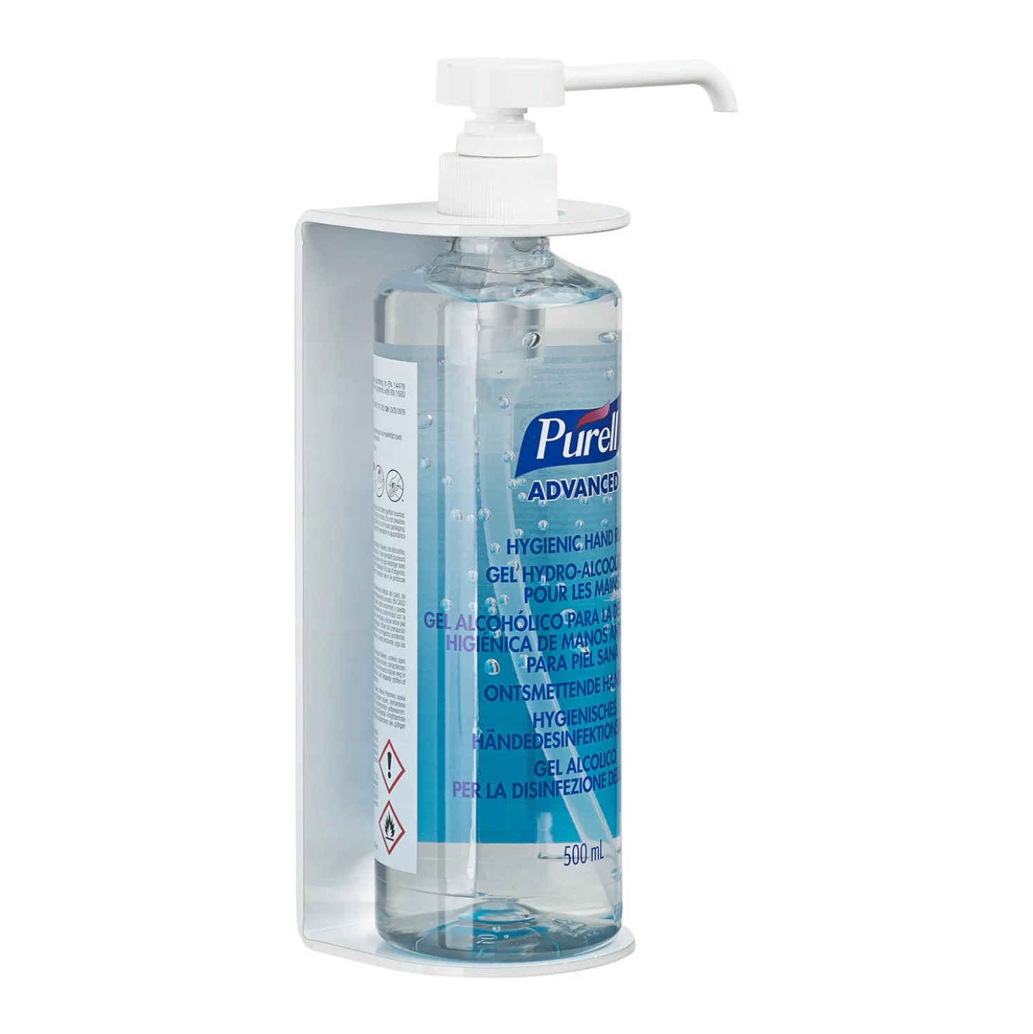 Purell Wand-Flaschenhalterung für die 500ml Pumpflasche (rund)