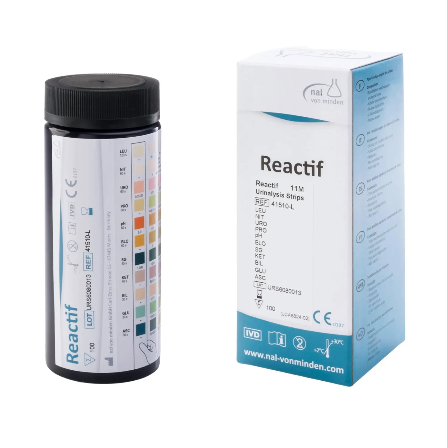 Reactif Urinanalysestreifen 11M