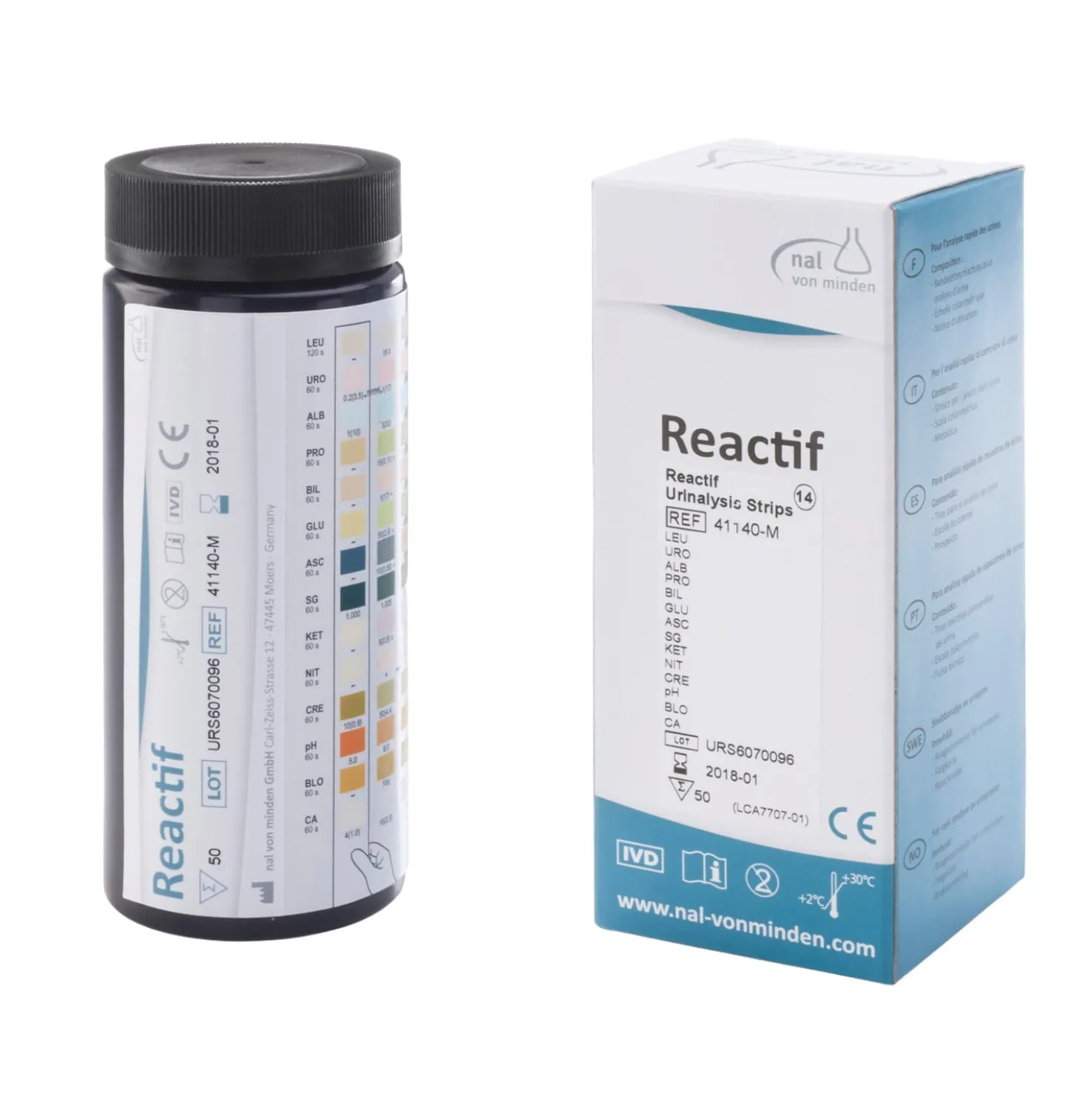 Reactif Urinanalysestreifen 14