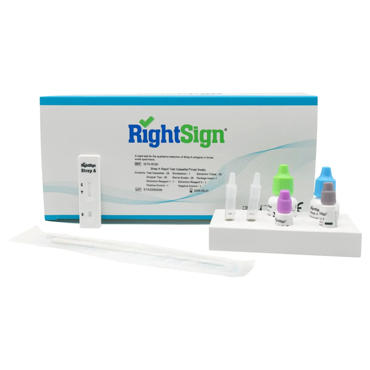 Right Sign Streptokokken-Test, 25 Stück