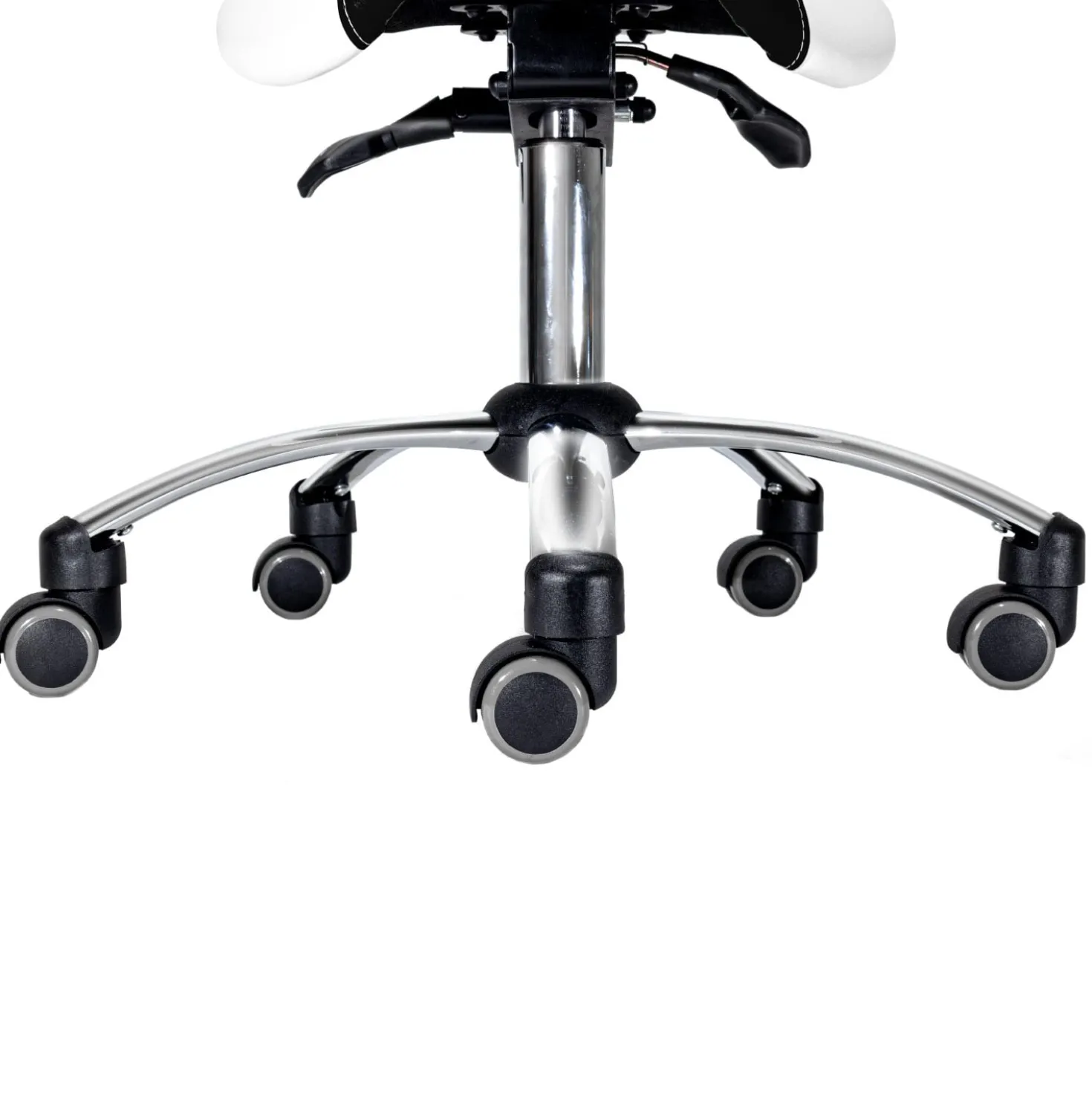 Sattelhocker mit abnehmbarer Lehne