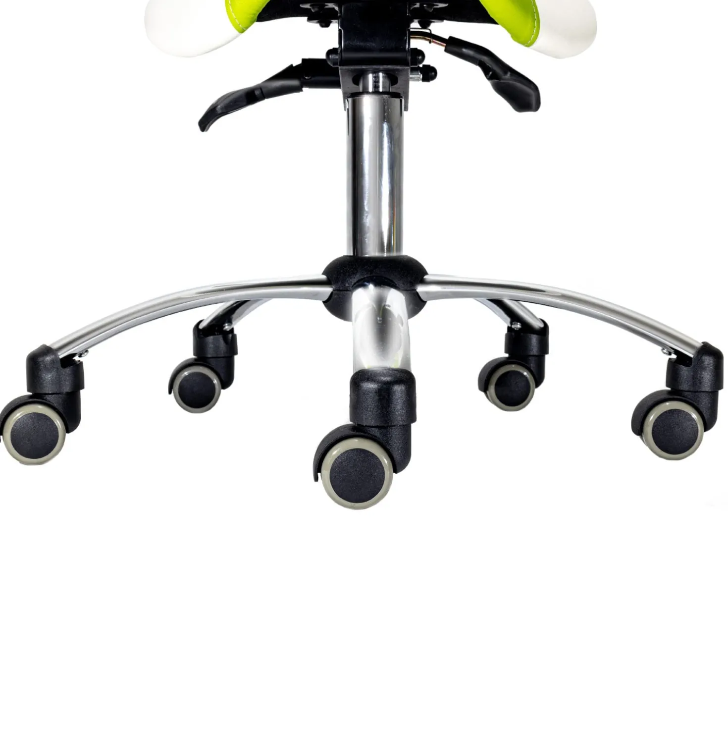 Sattelhocker mit abnehmbarer Lehne