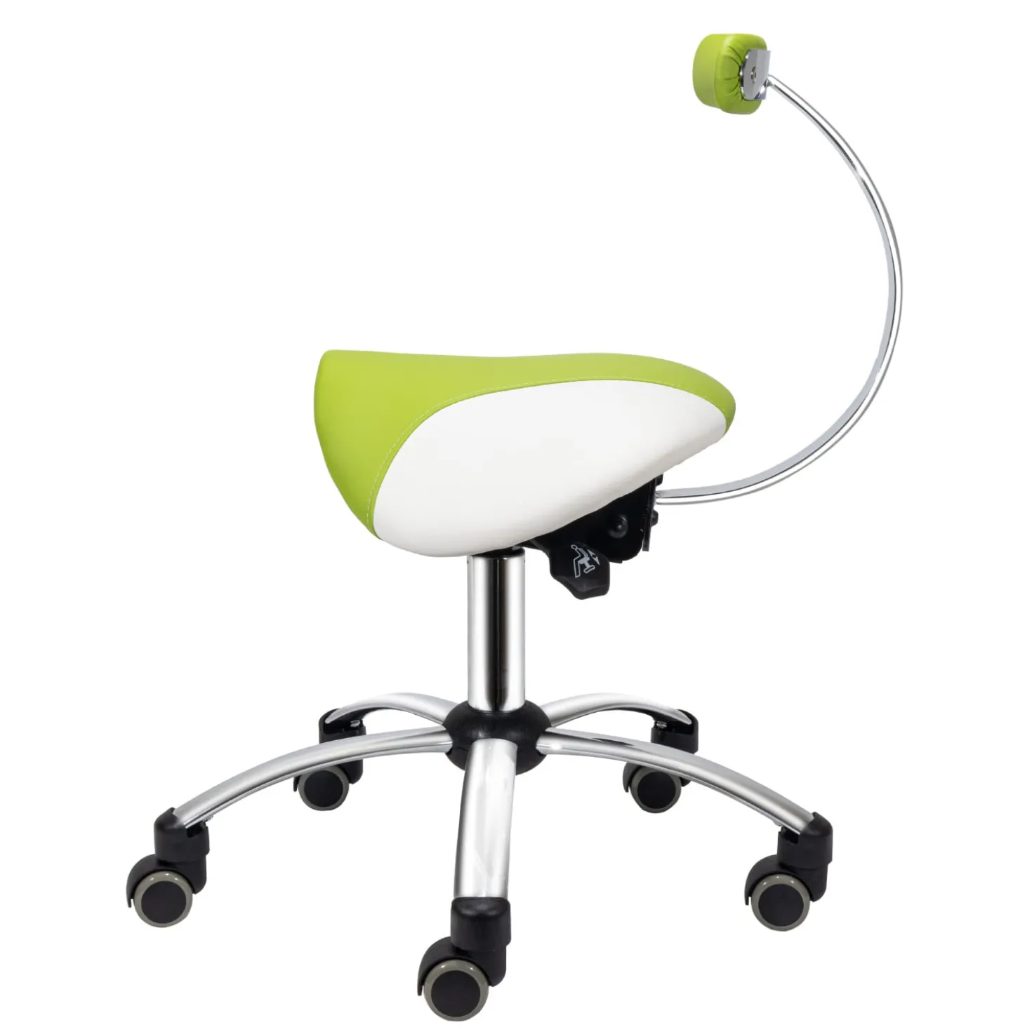 Sattelhocker mit abnehmbarer Lehne