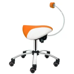 Sattelhocker mit abnehmbarer Lehne