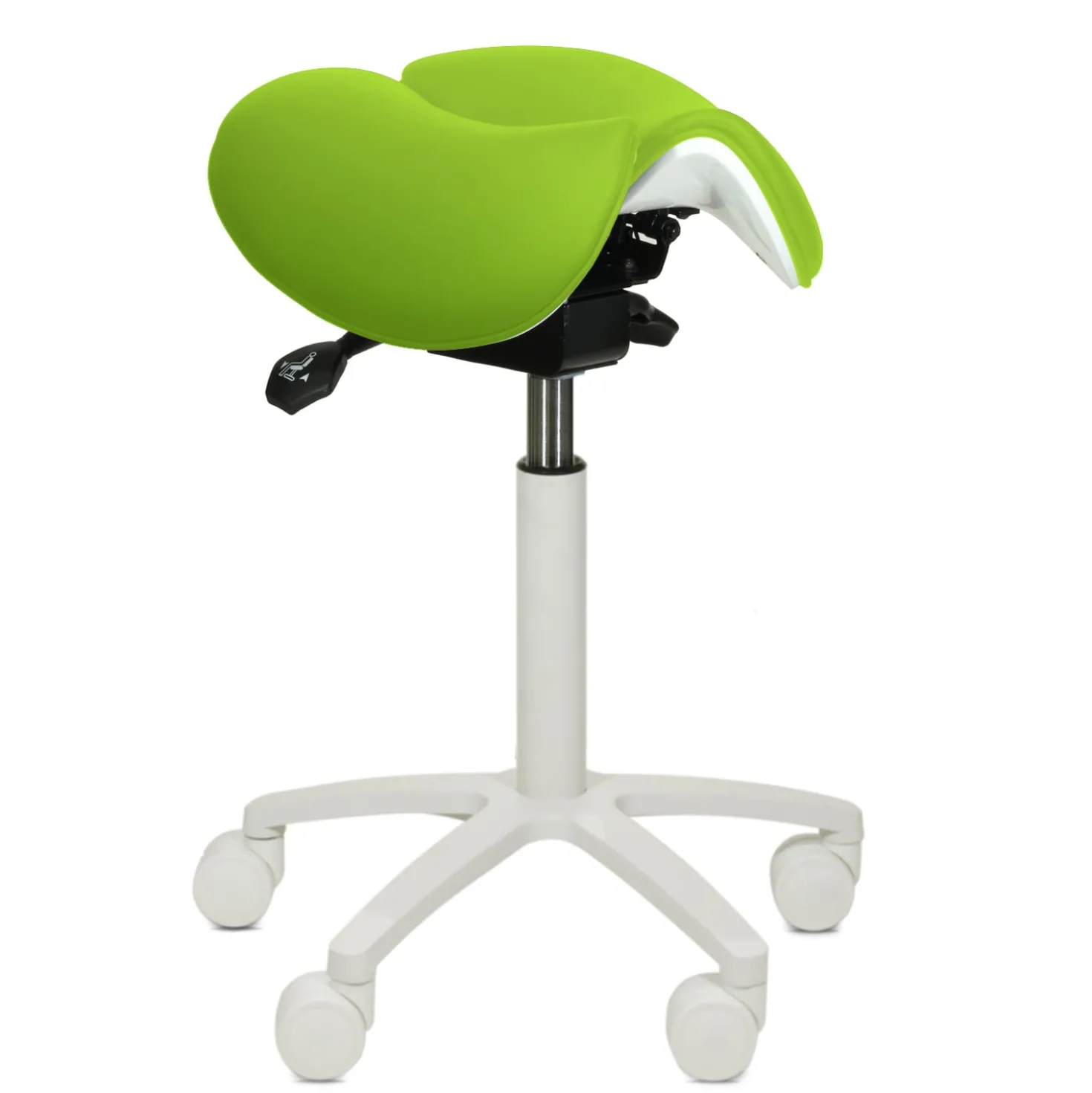 Sattelhocker mit geteilter Sitzfläche
