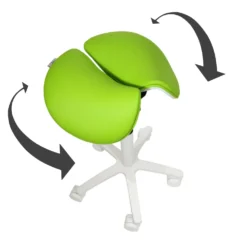 Sattelhocker mit geteilter Sitzfläche